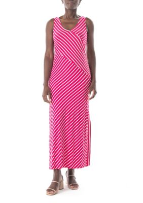 Nina Leonard Women's Scoop Neck Maxi Dress, Large