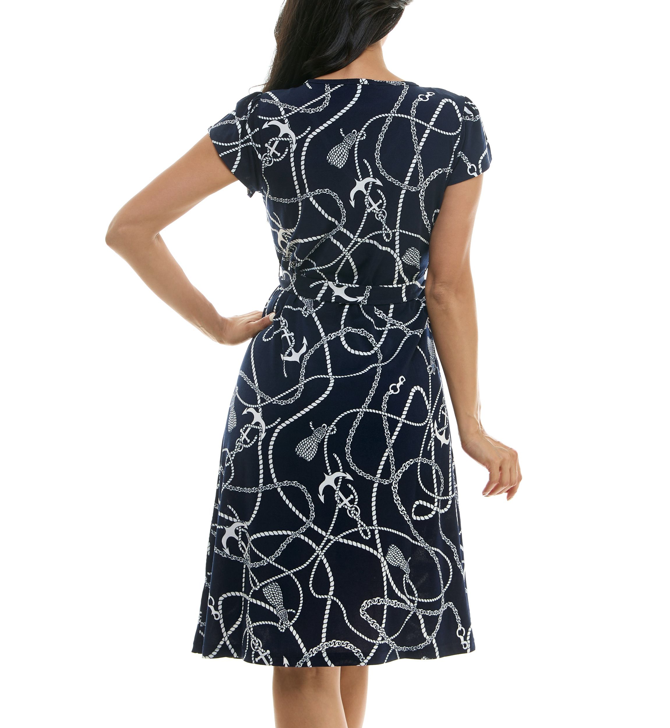 Sylvia Midi Dress With Self Sash
