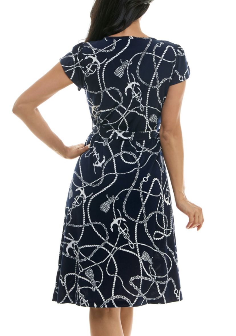Sylvia Midi Dress With Self Sash