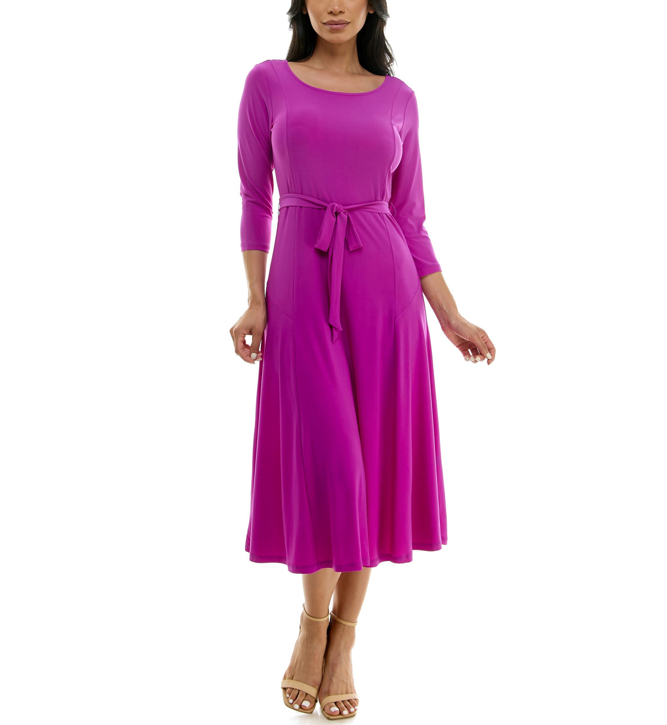 Midi Sylvia Dress With Belt