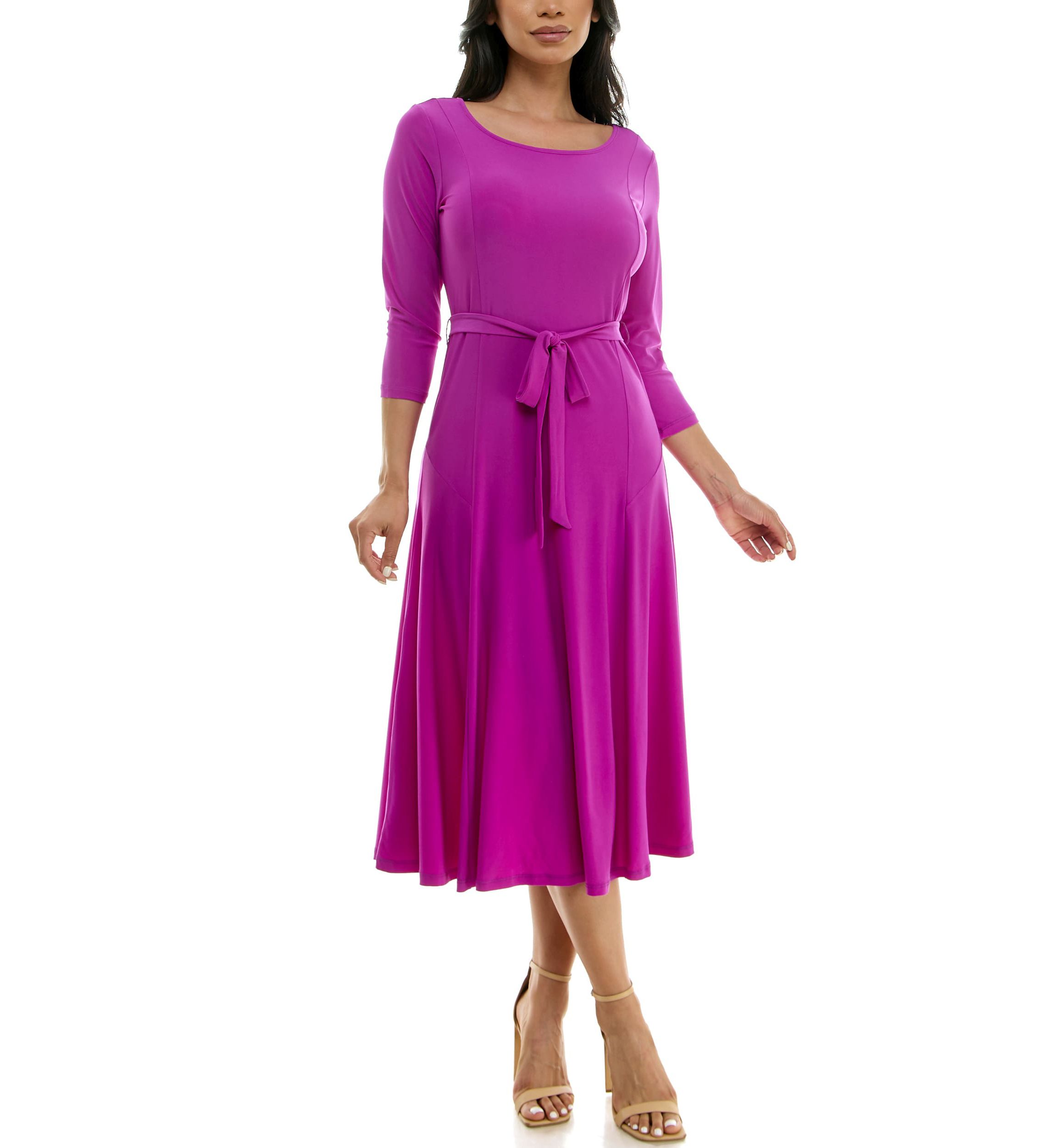 Midi Sylvia Dress With Belt