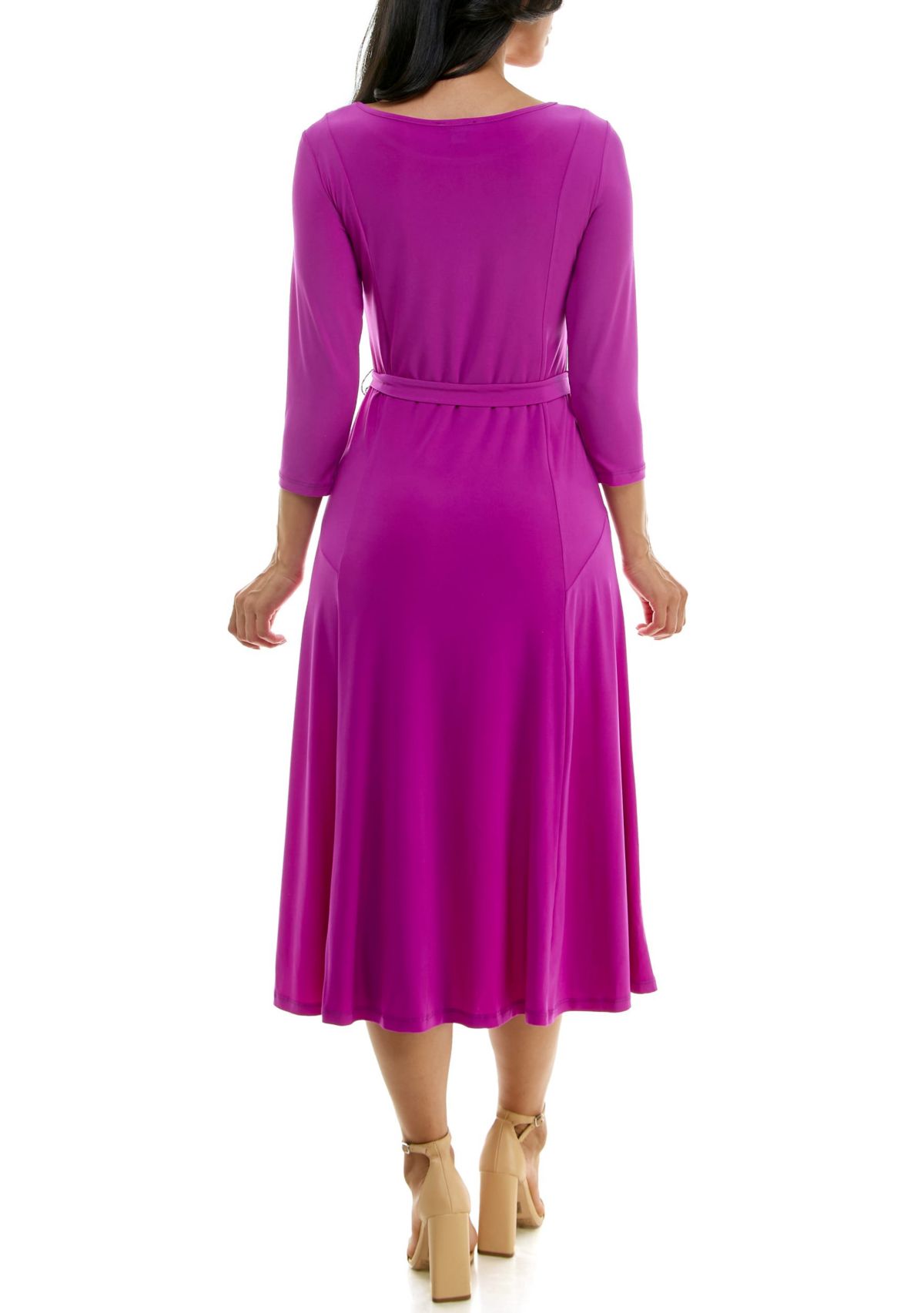 Midi Sylvia Dress With Belt