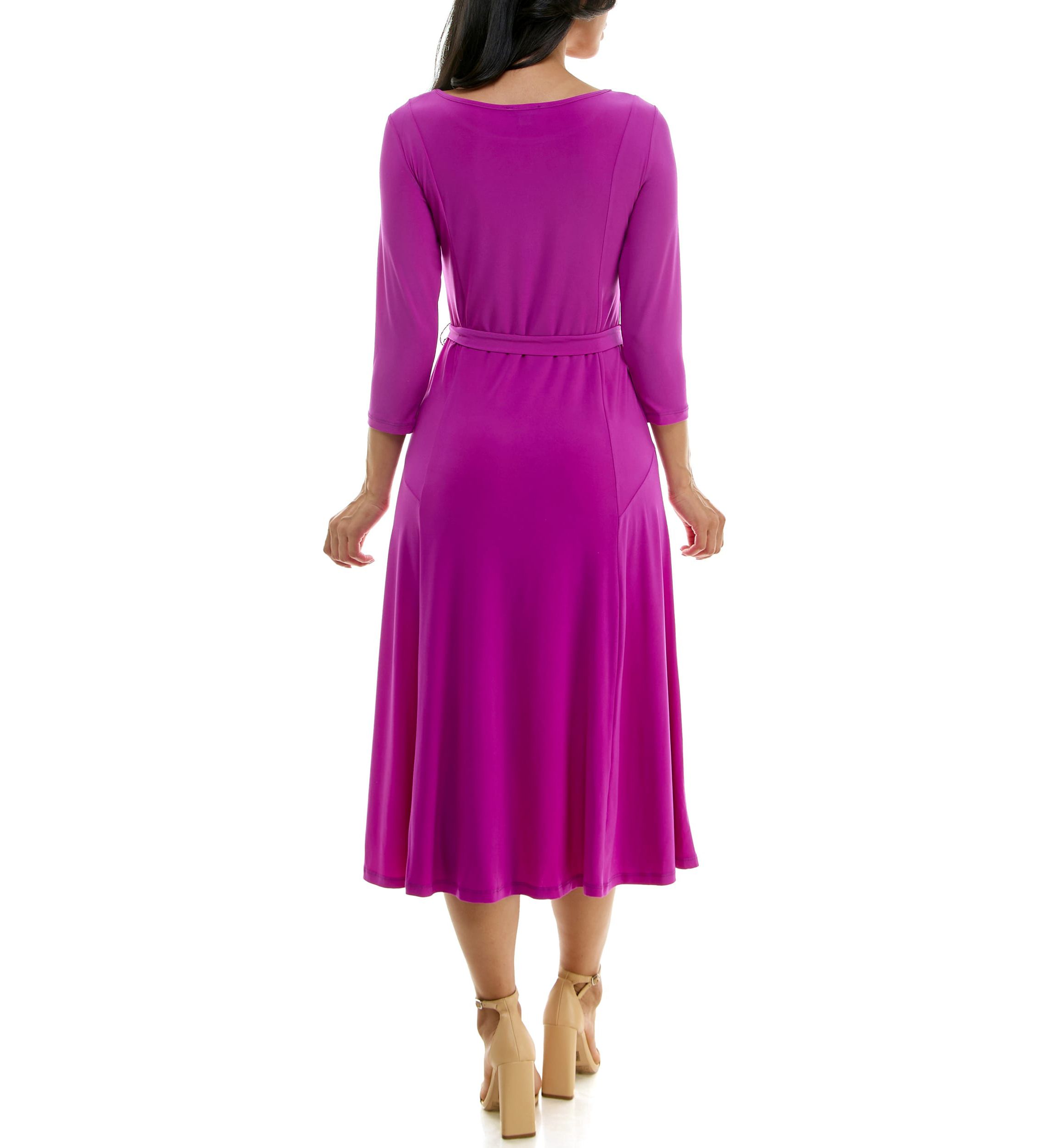 Midi Sylvia Dress With Belt