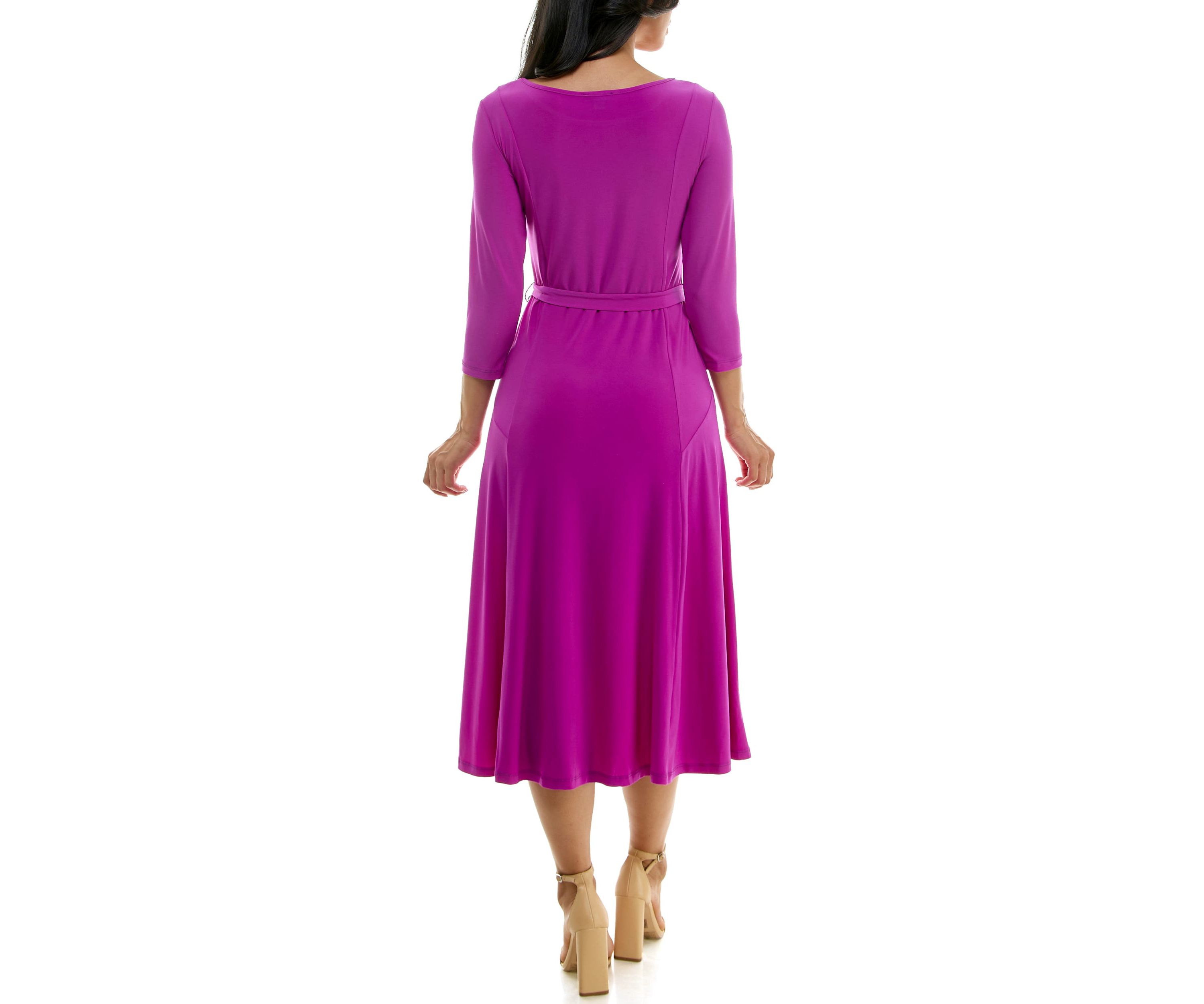 Midi Sylvia Dress With Belt