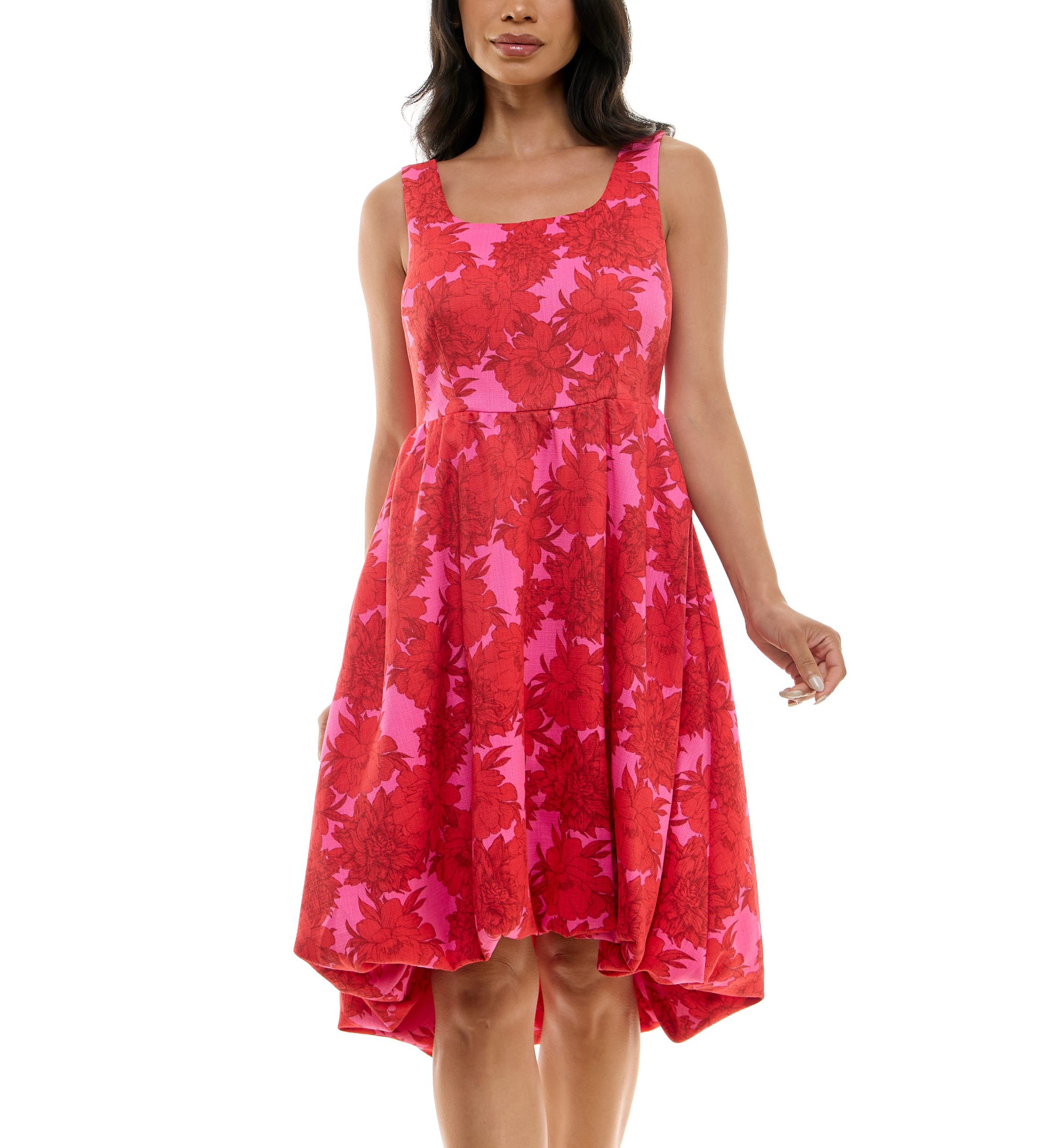 Print Linen Dress