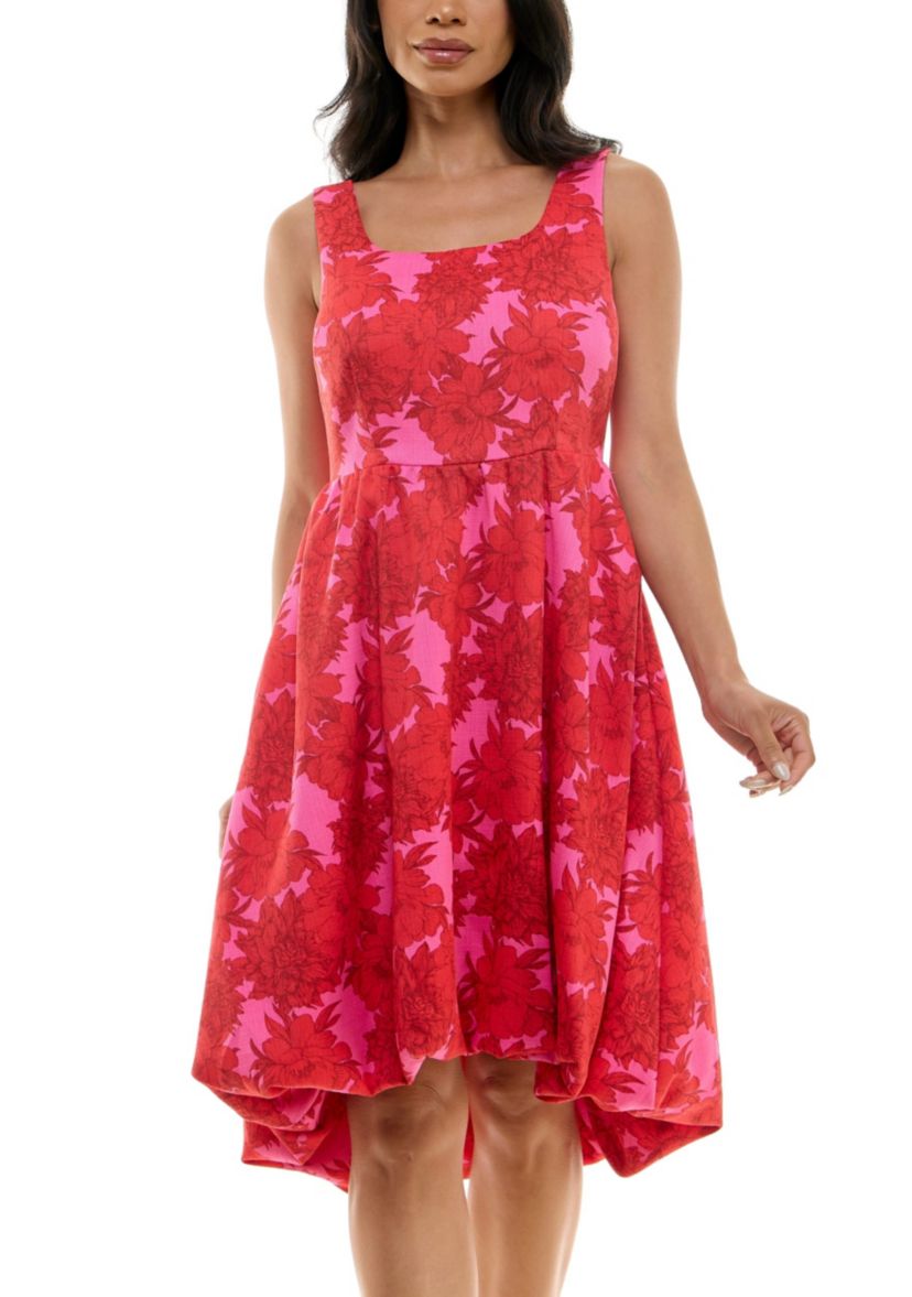 Print Linen Dress