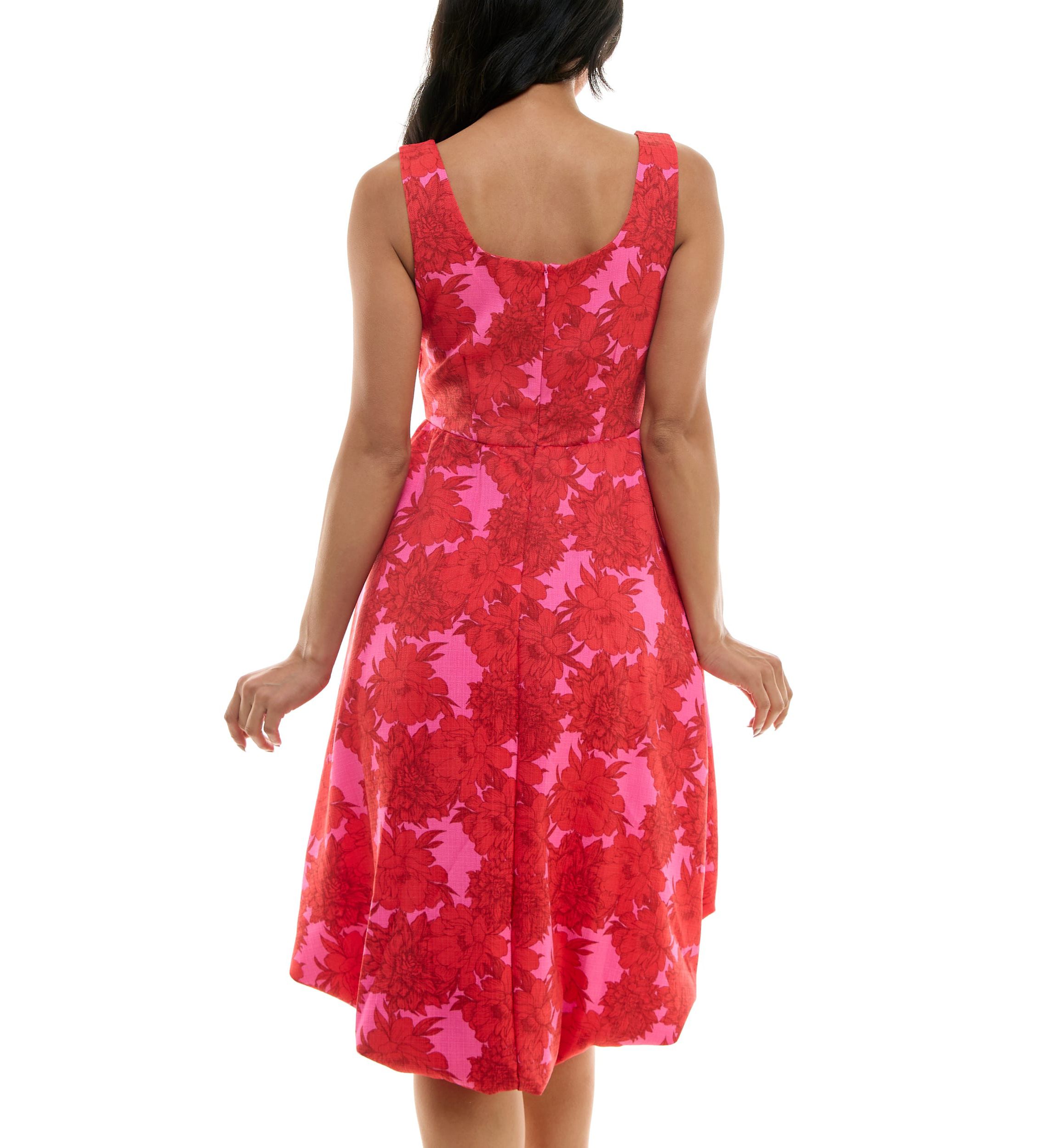 Print Linen Dress
