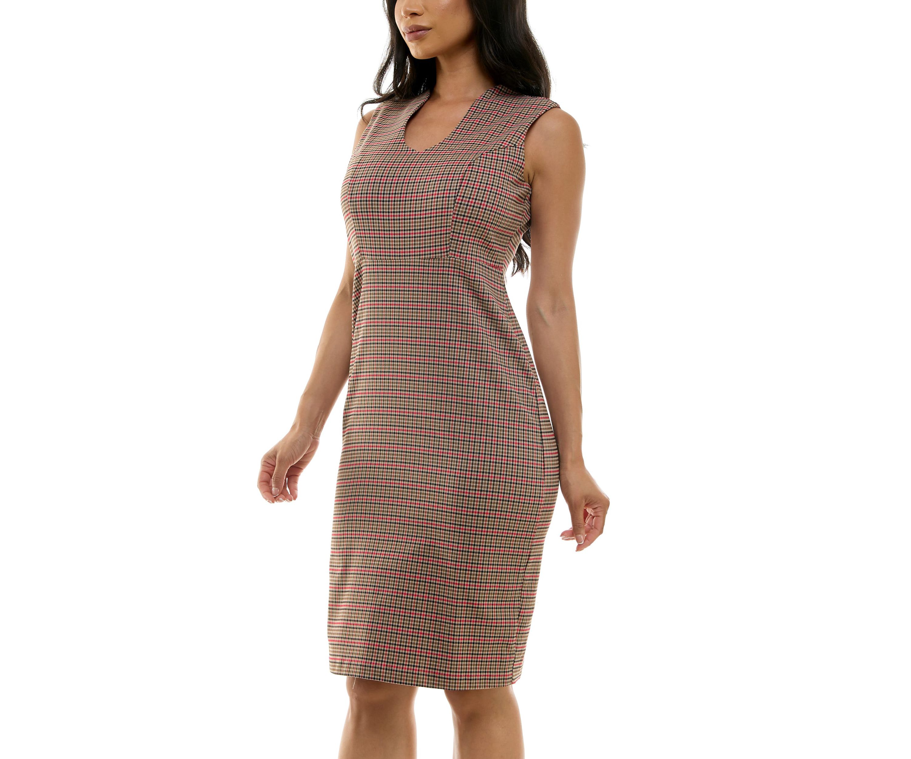 U Neck Midi Dress