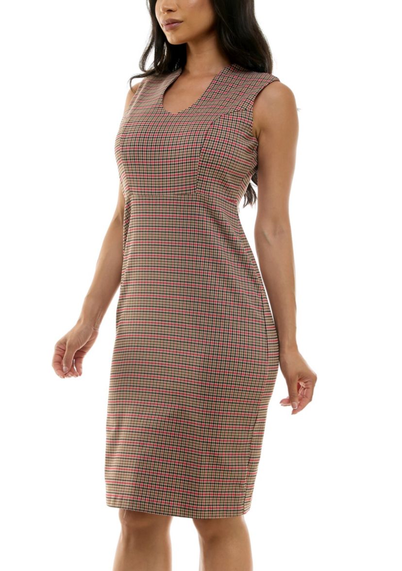 U Neck Midi Dress