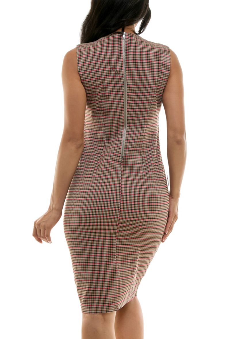 U Neck Midi Dress