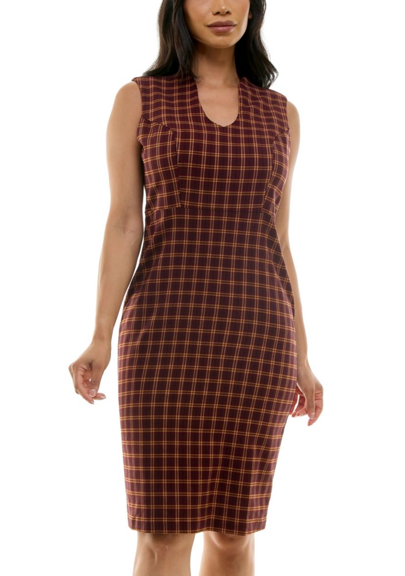 U Neck Midi Dress