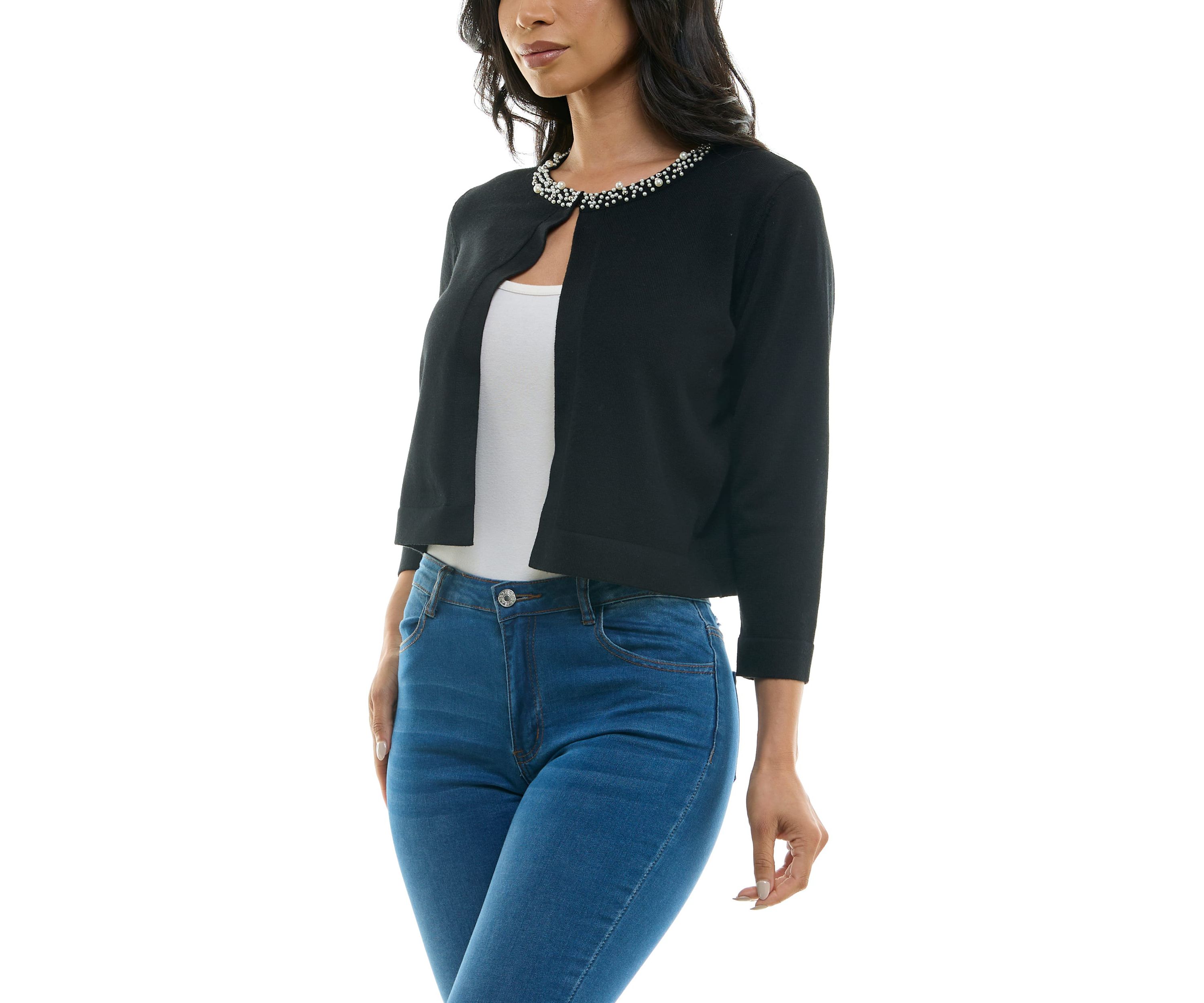 Pearl Knit Sweater Bolero