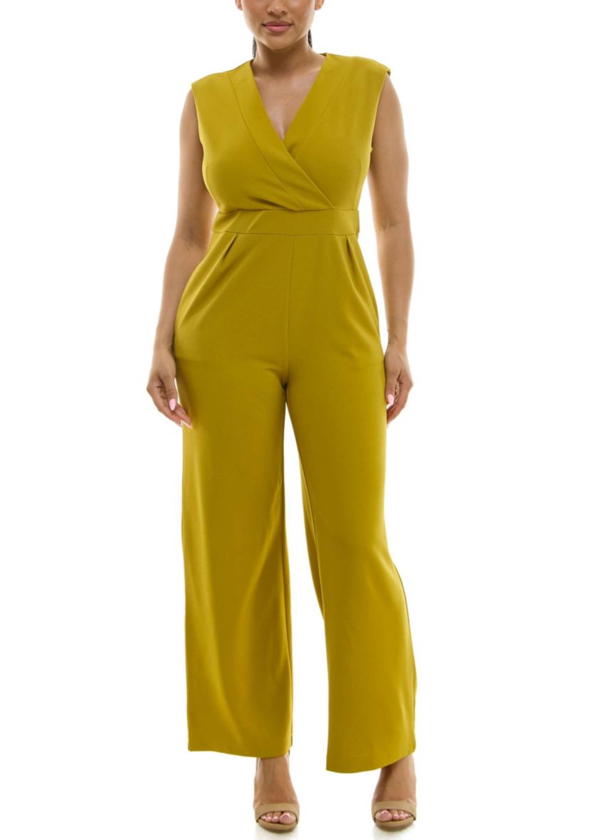 Surplice Jumpsuit