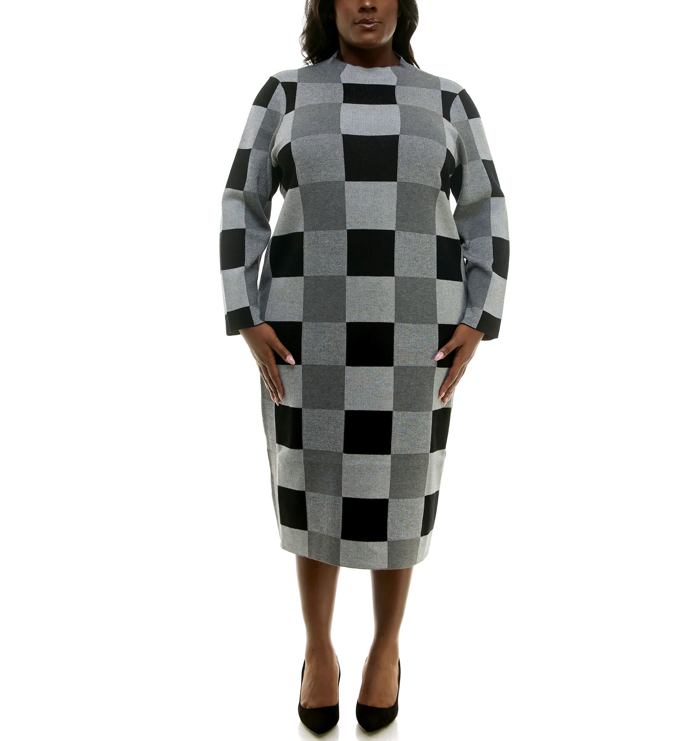 Jaquard Sheath Dress
