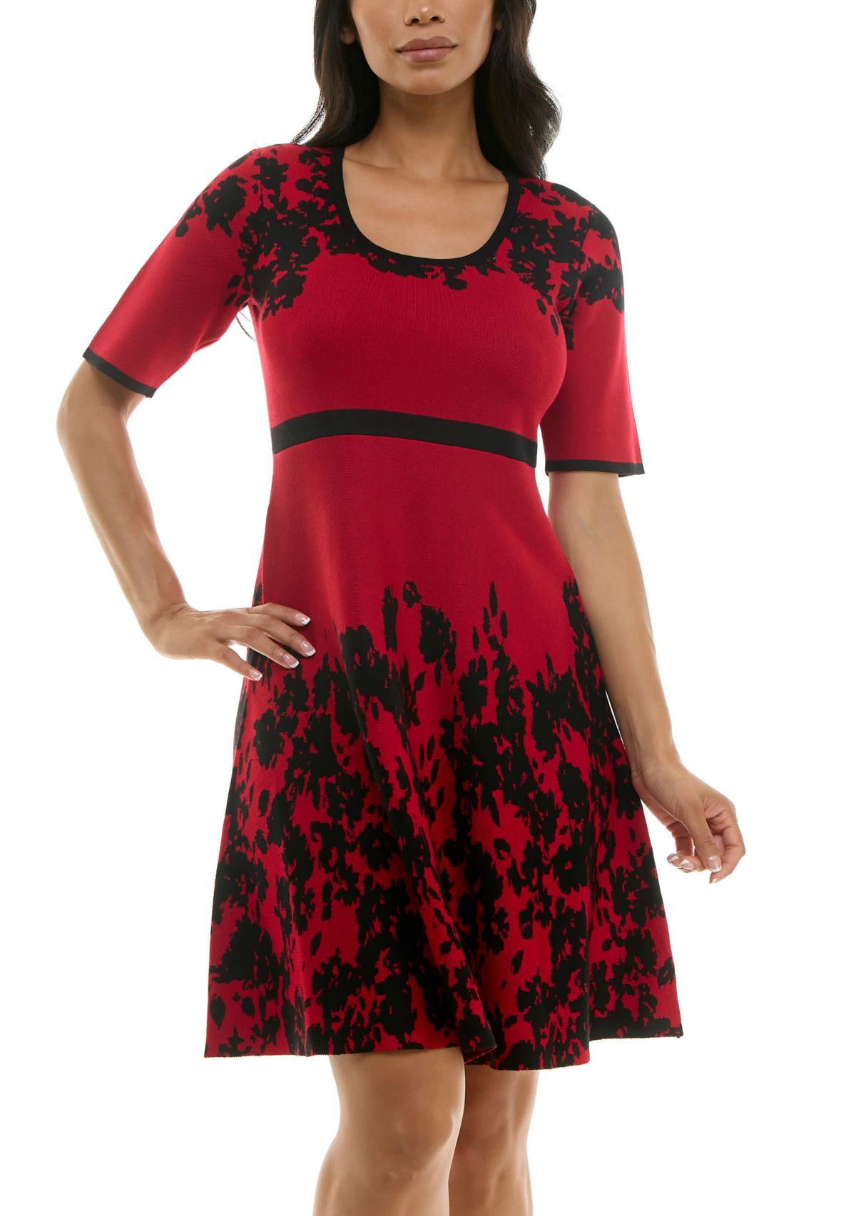 Fit Flare Sweater Dress