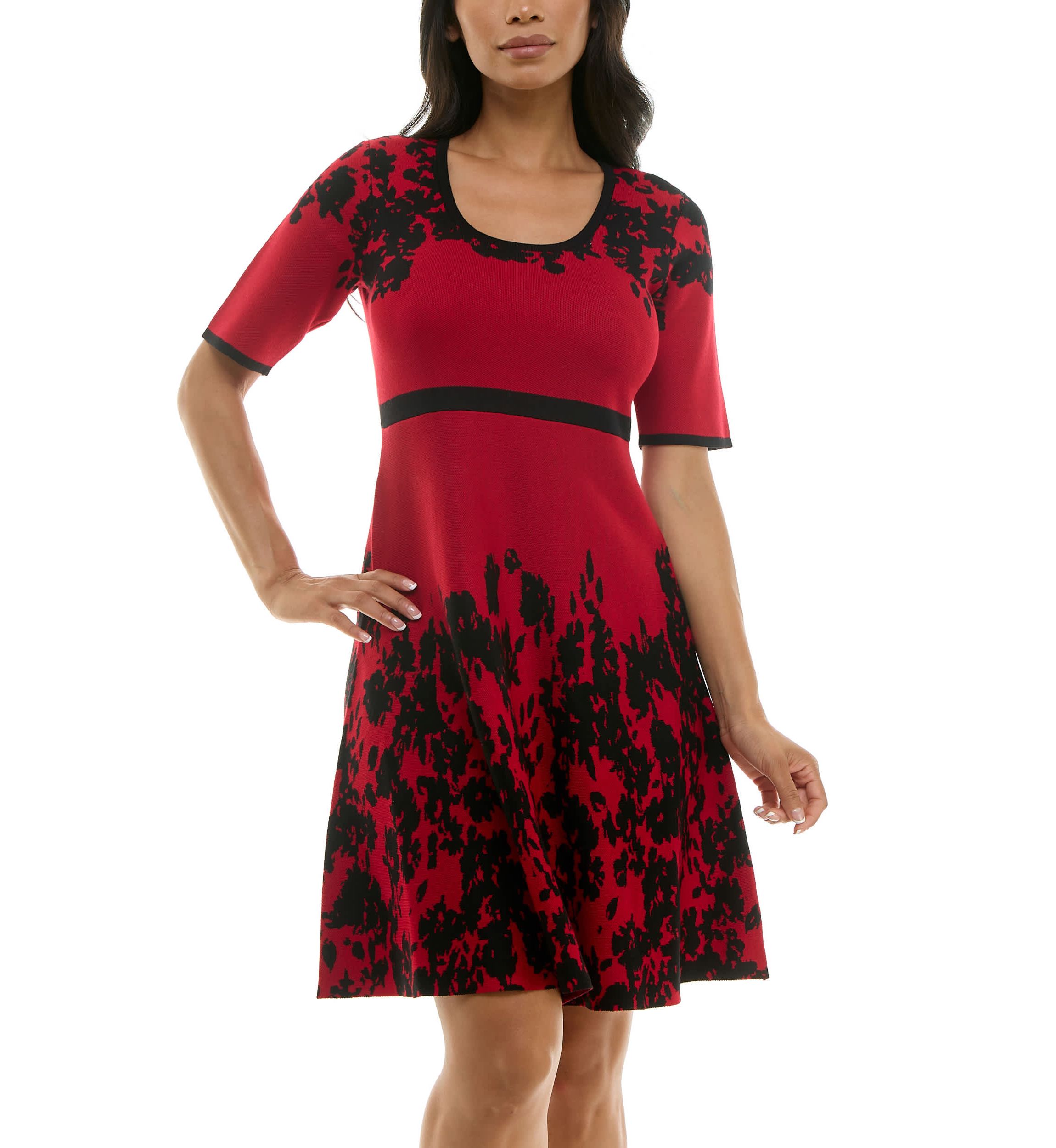 Fit Flare Sweater Dress