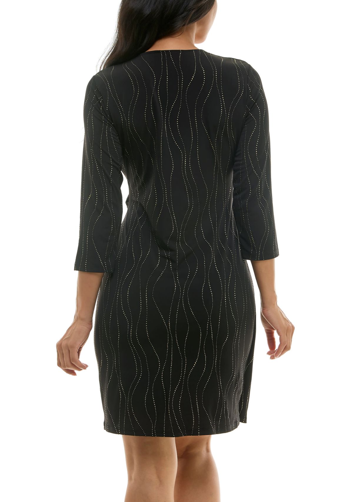 Ruffle Faux Wrap Dress