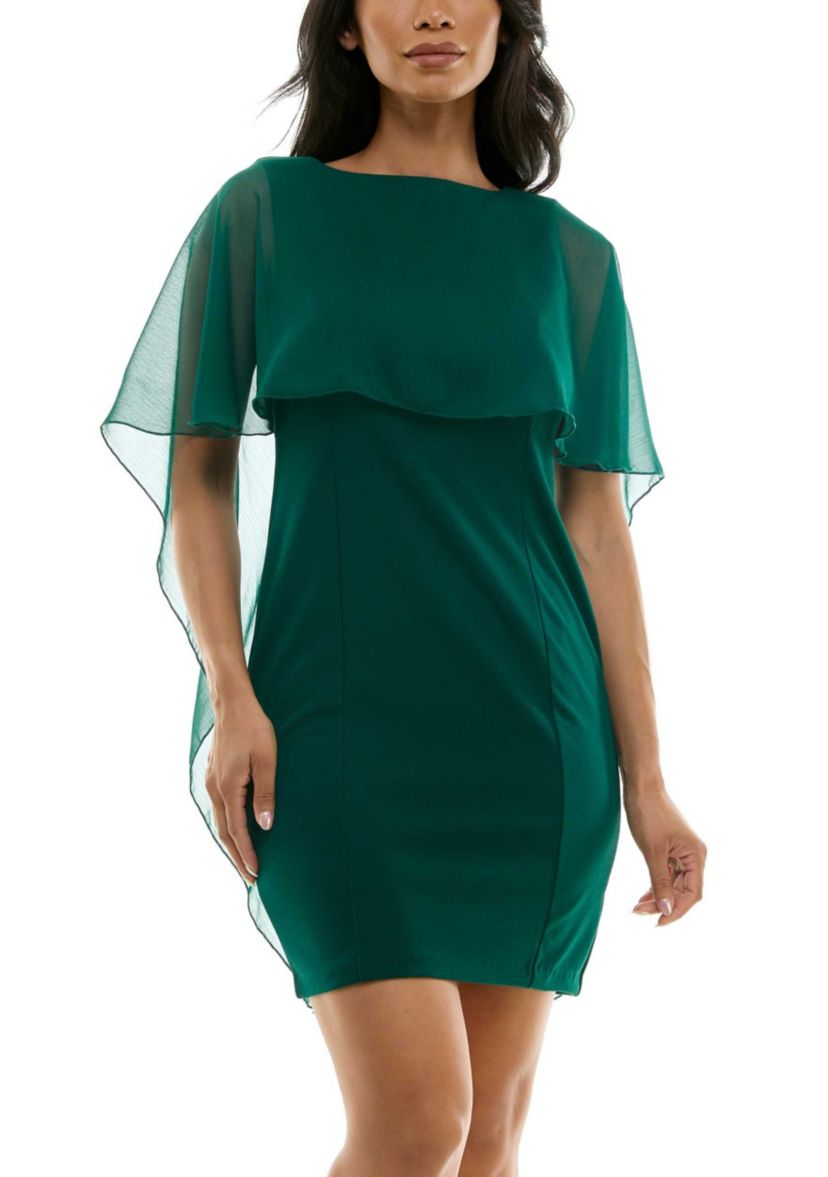 Popover Chiffon Dress