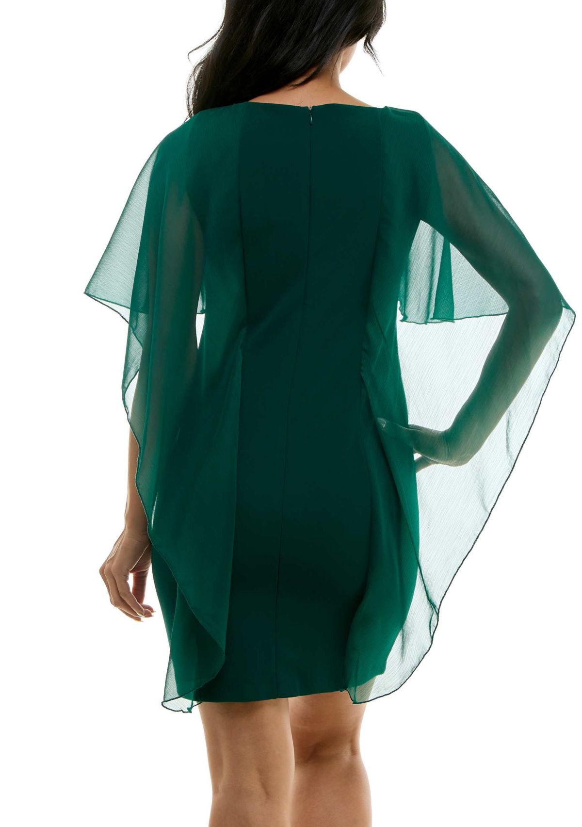 Popover Chiffon Dress