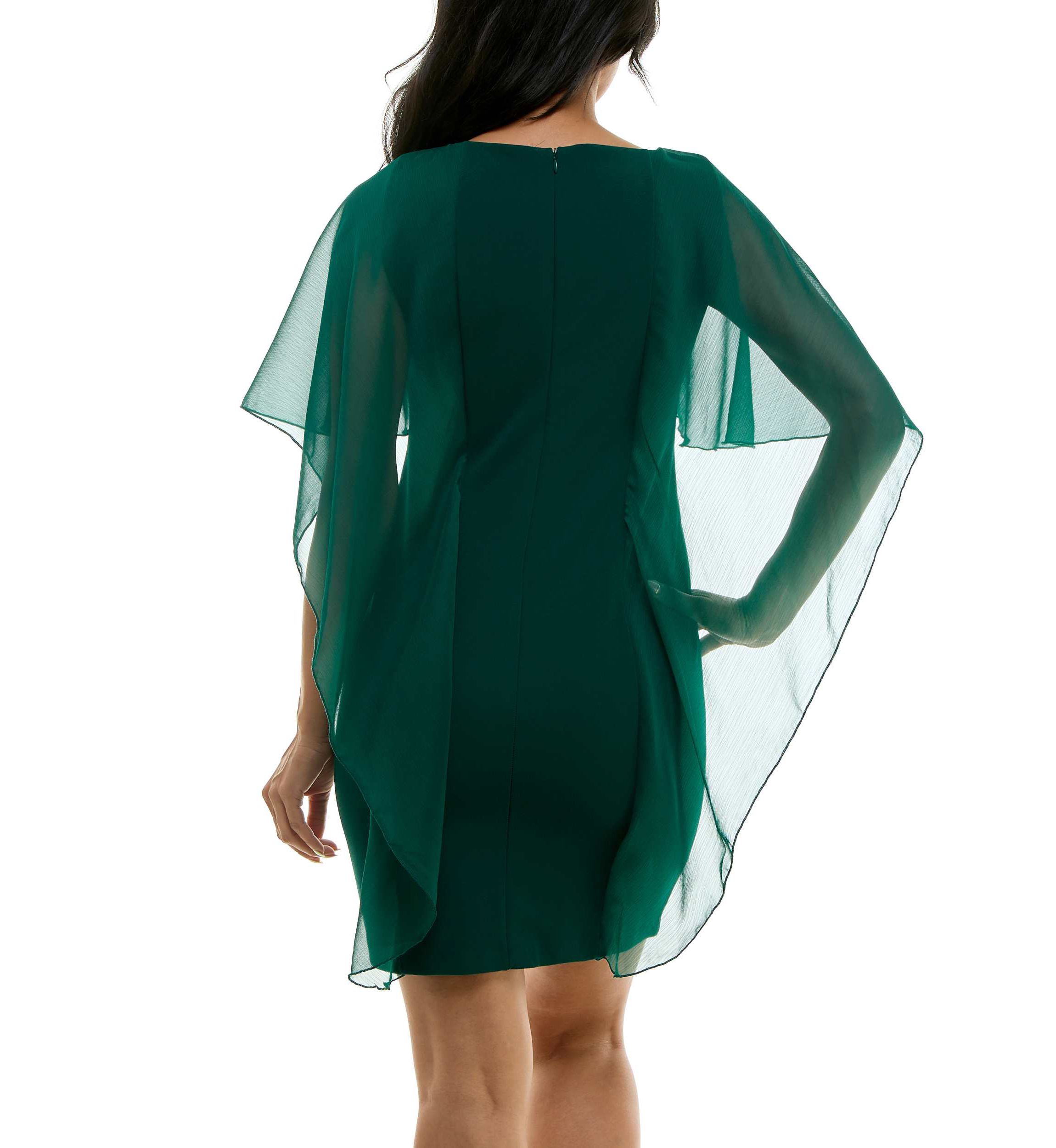 Popover Chiffon Dress