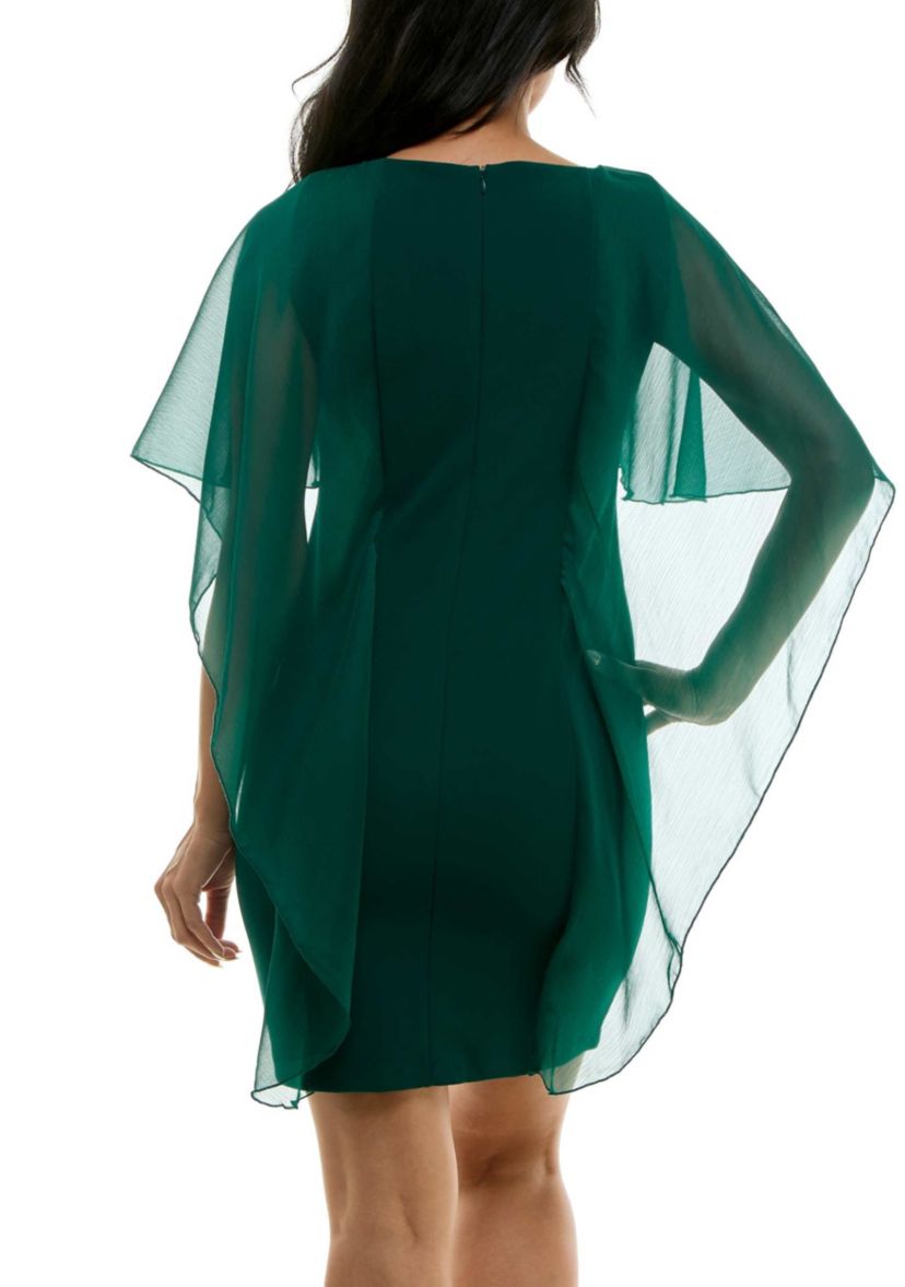 Popover Chiffon Dress
