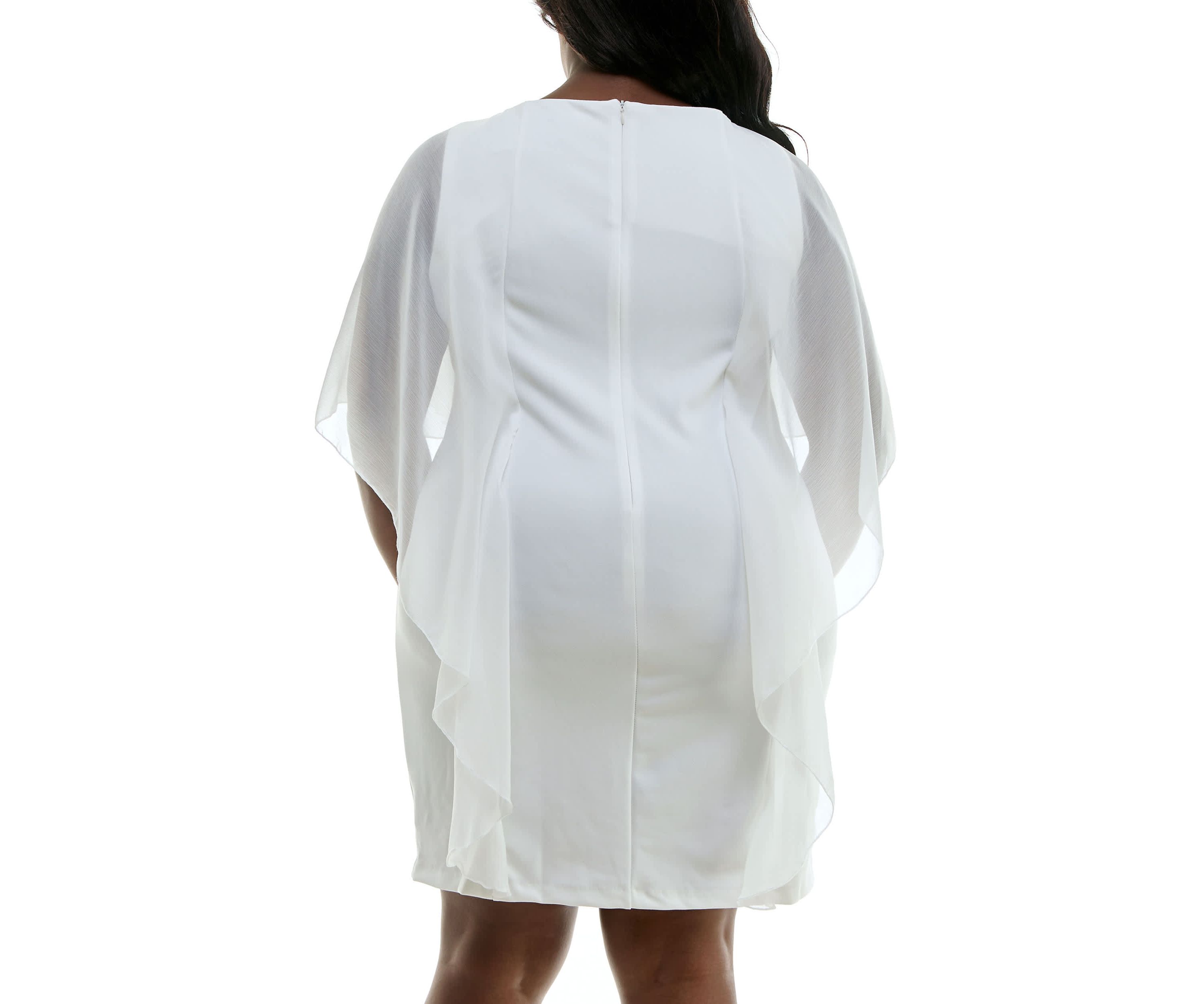 Popover Chiffon Dress