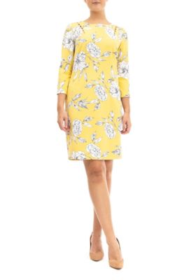 Nina Leonard High Tech Crepe Midi With Exposed Zippper | Belk