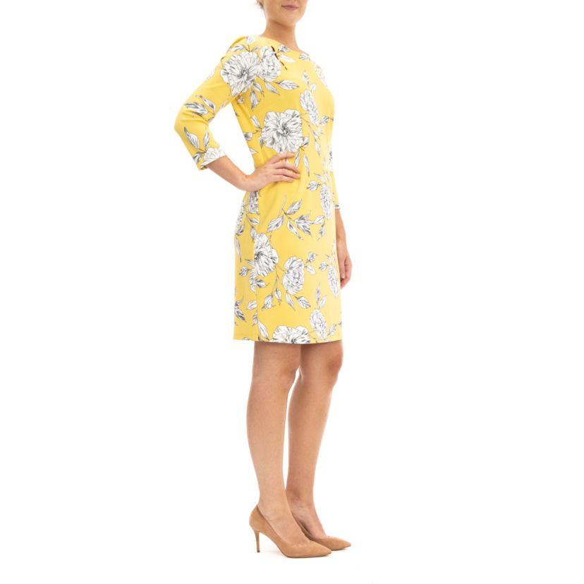 High Tech Crepe Midi With Exposed Zippper
