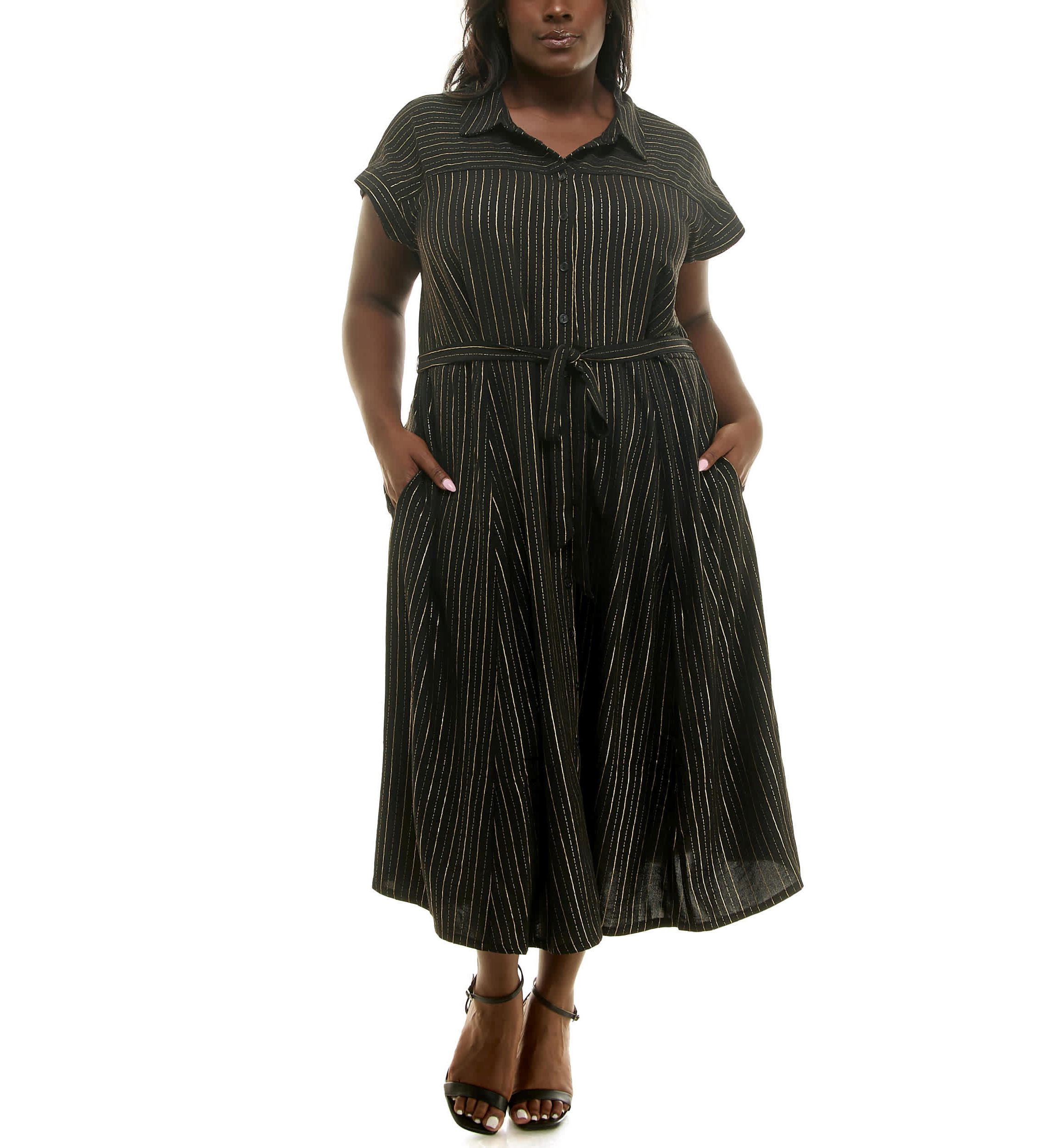 Button front shirtdress
