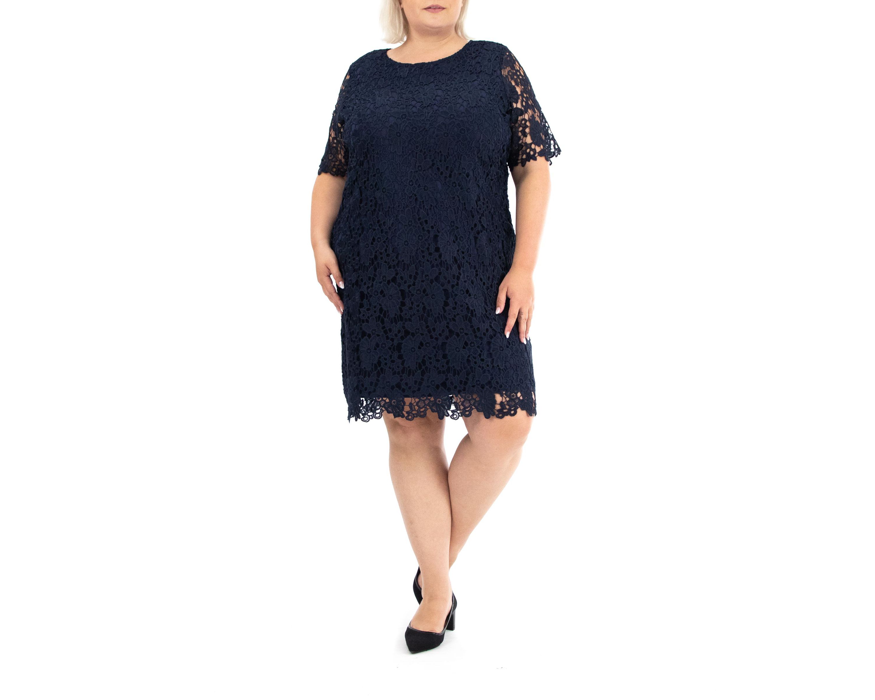 Floral Lace Cocktail Dress