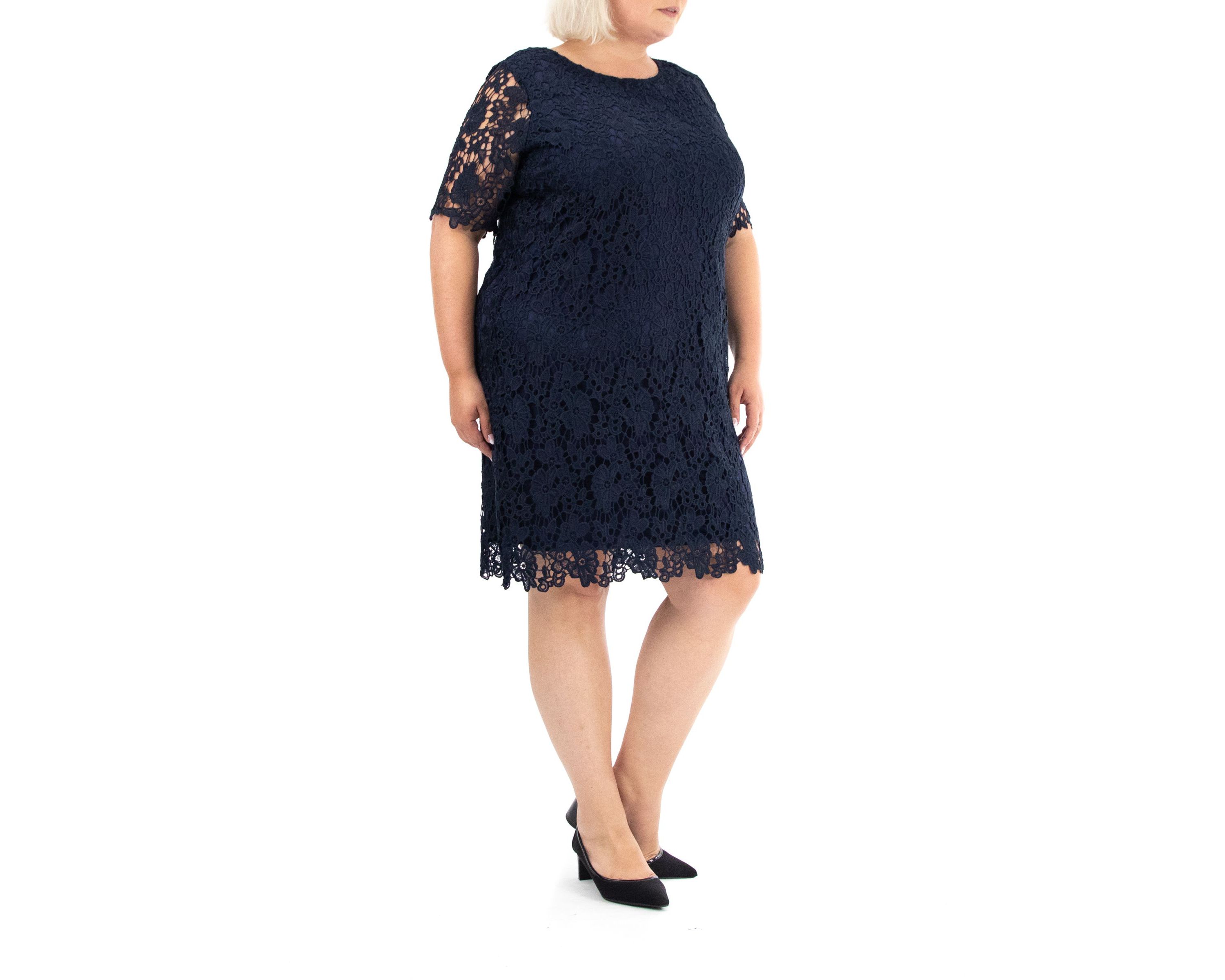 Floral Lace Cocktail Dress