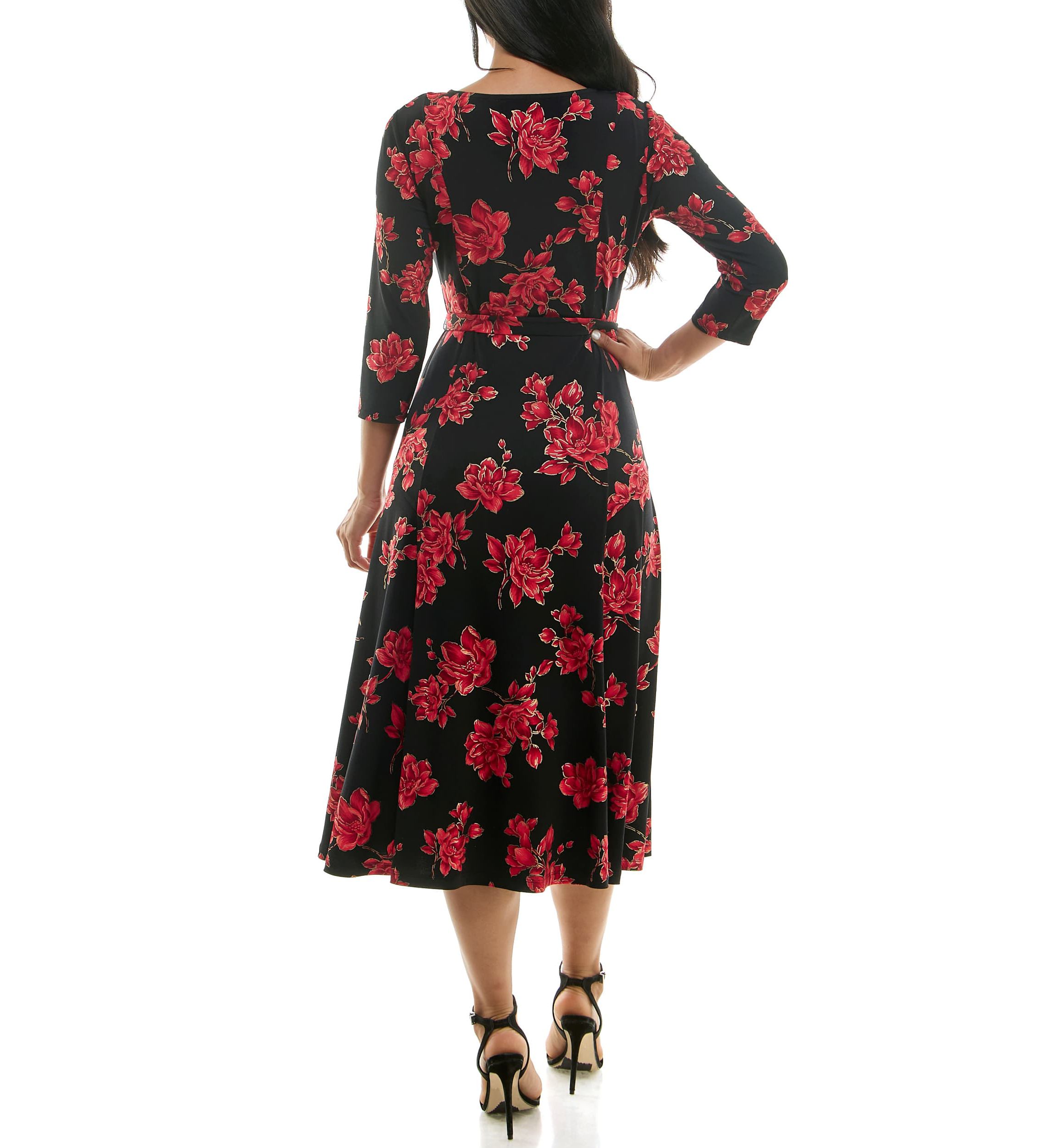 Foil Midi Sylvia With Belt