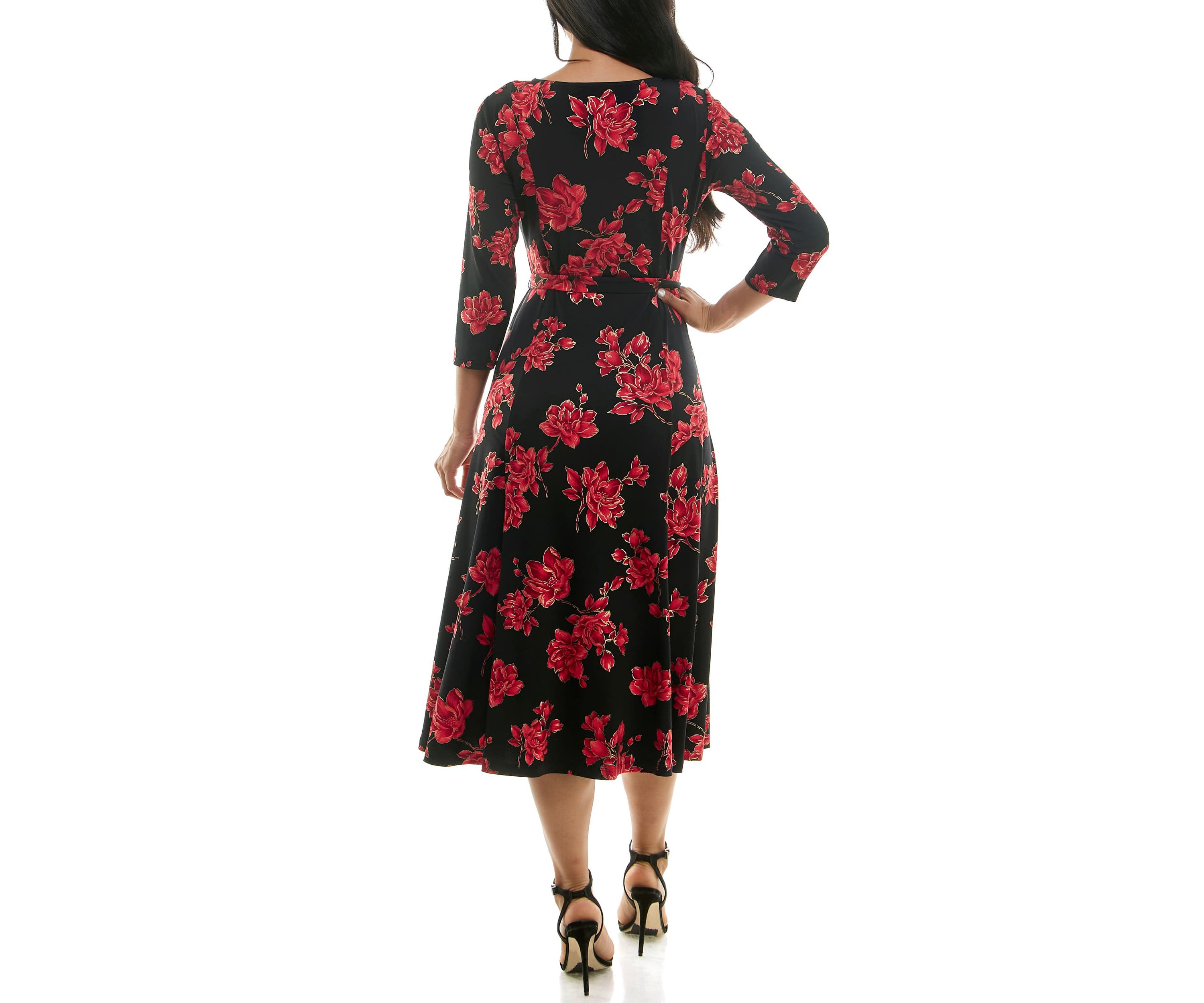 Foil Midi Sylvia With Belt