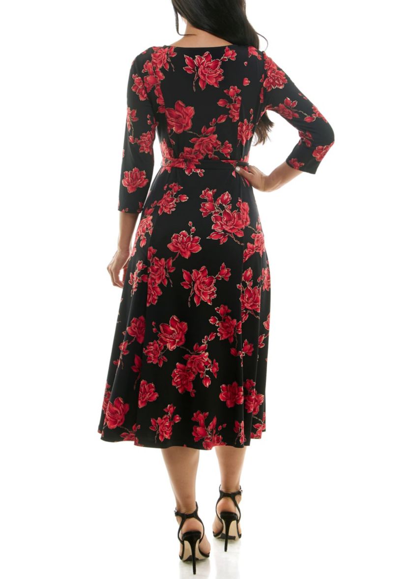 Foil Midi Sylvia With Belt