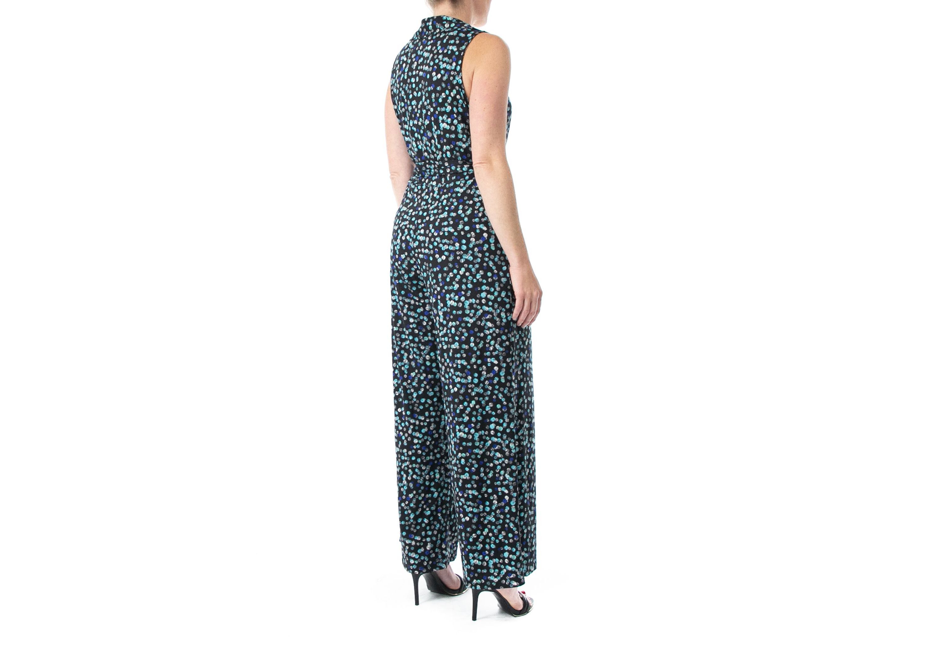 Surplice Jumpsuit With Self Belt
