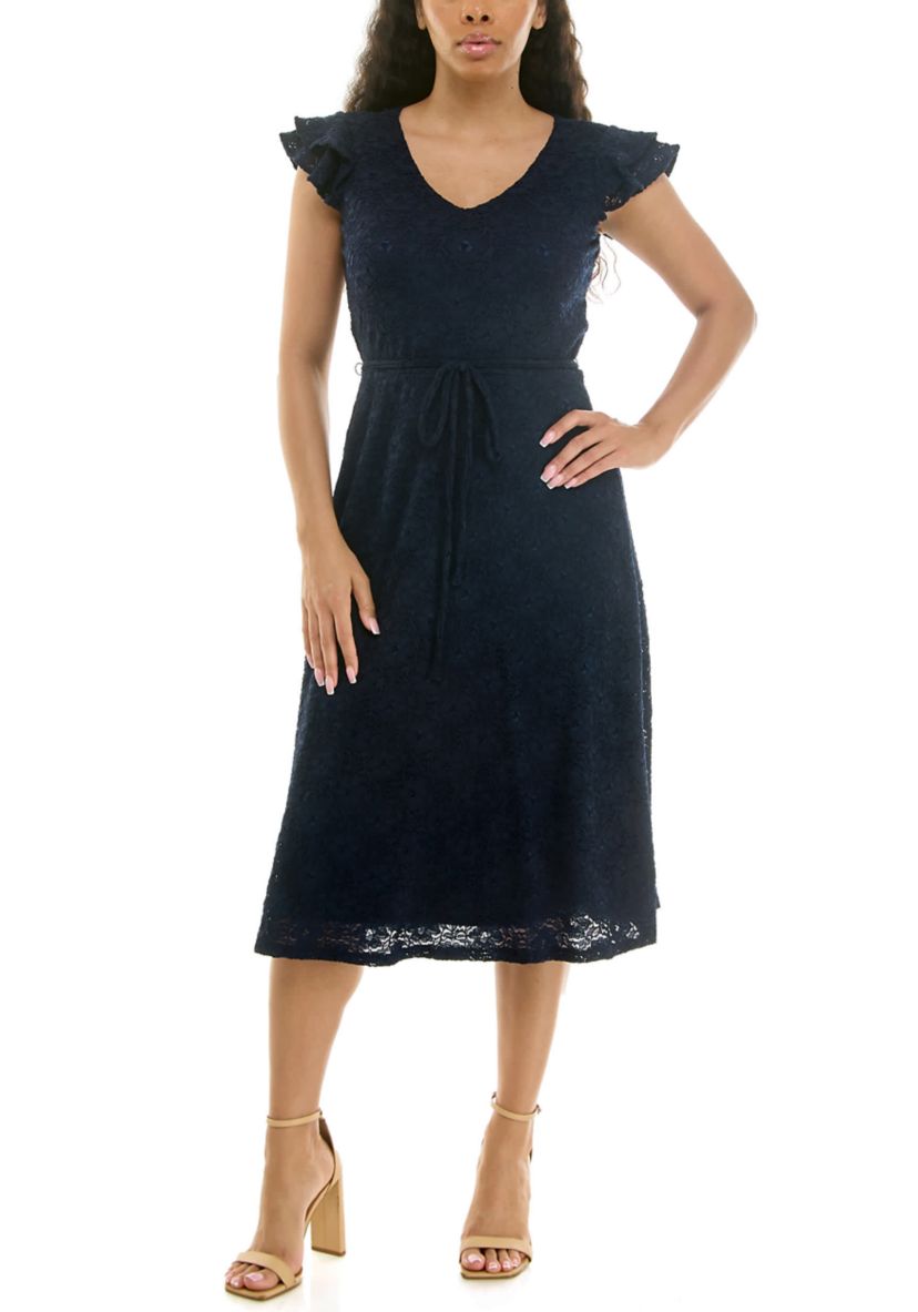 v neck sleeveless flare dress Ministry of Supply Womens Atlas Sleeveless Flare Dress performance Dress in technical performance fabric with stretch breathable main image 0