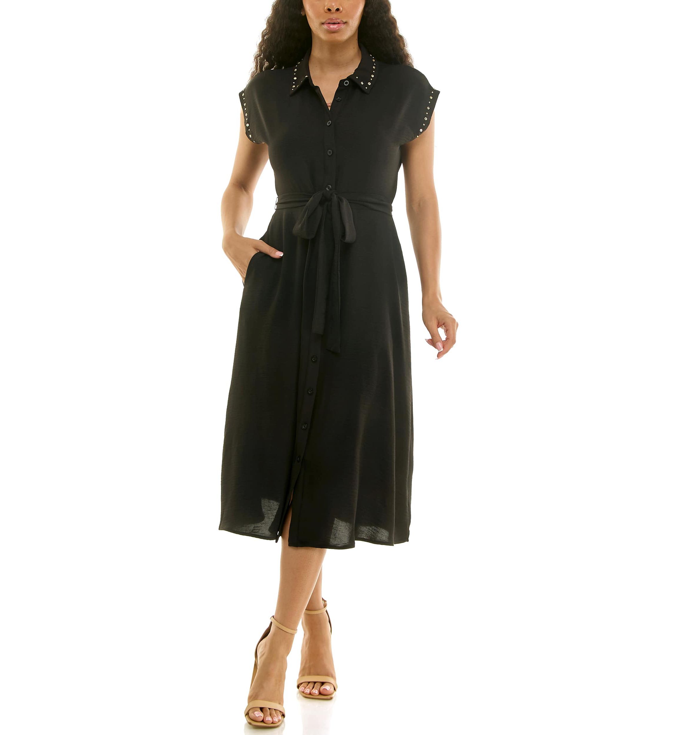 Black Women's Midi Dresses
