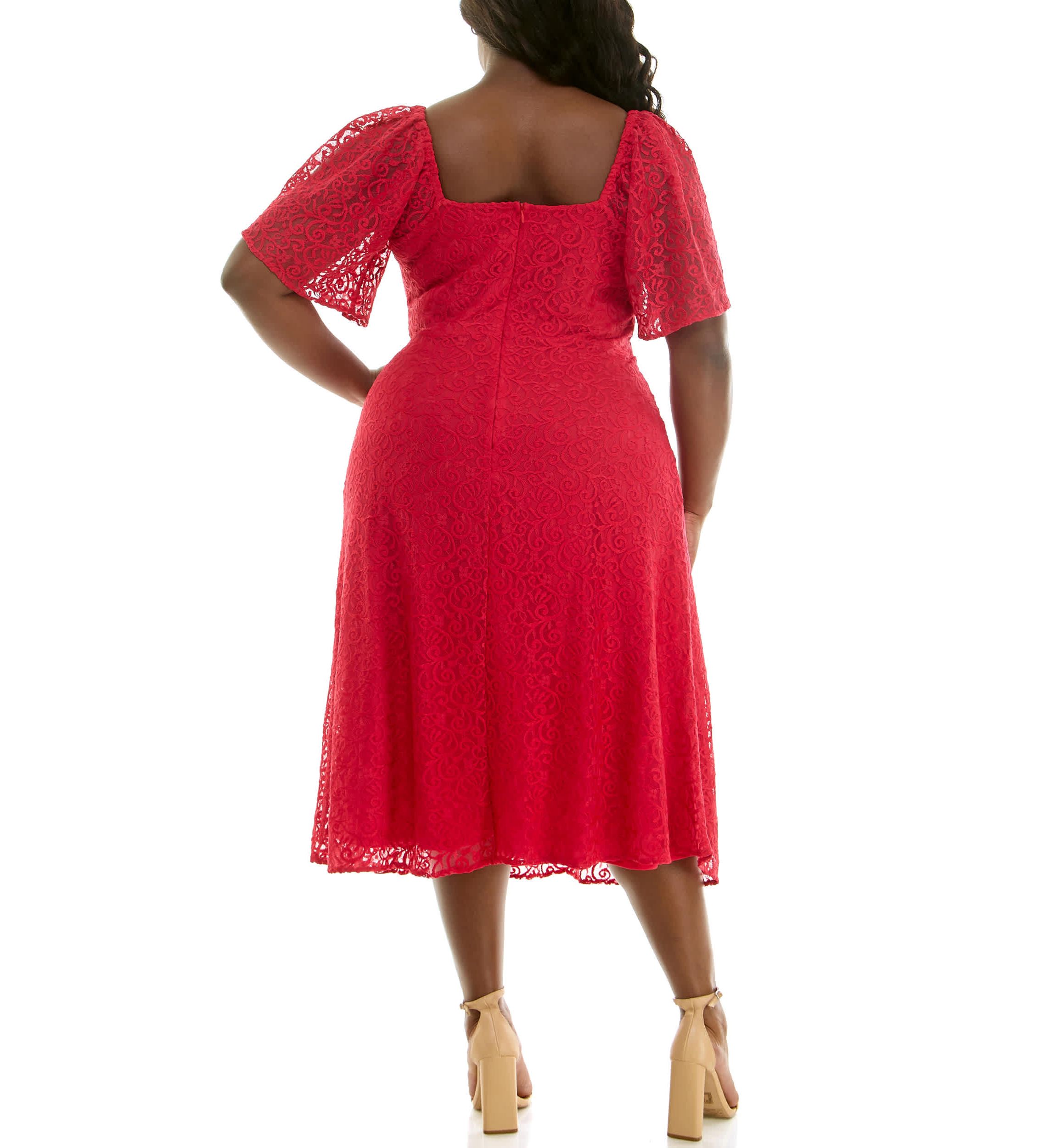 belk red dress Women's Red Plus Size Dresses