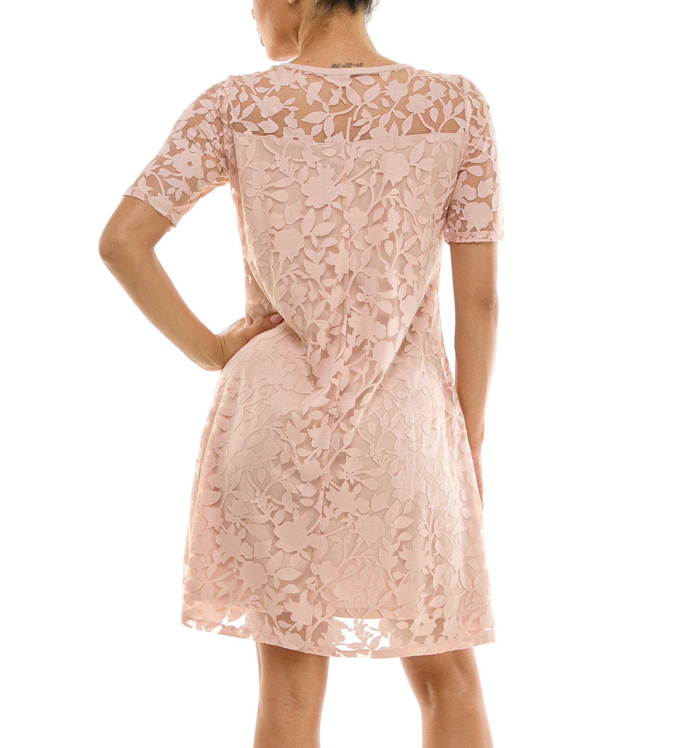Burnout trapeze dress