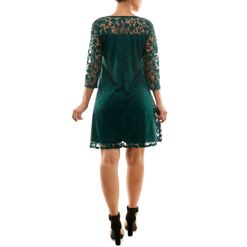 Illusion Trapeze Dress