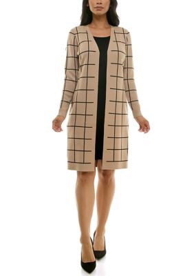 Nina Leonard Women's 2fer Sweater Dress