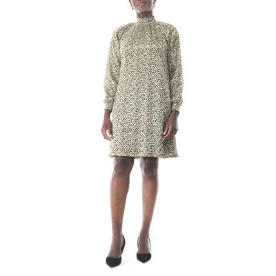 Nina Leonard Women's Float Folied Dress
