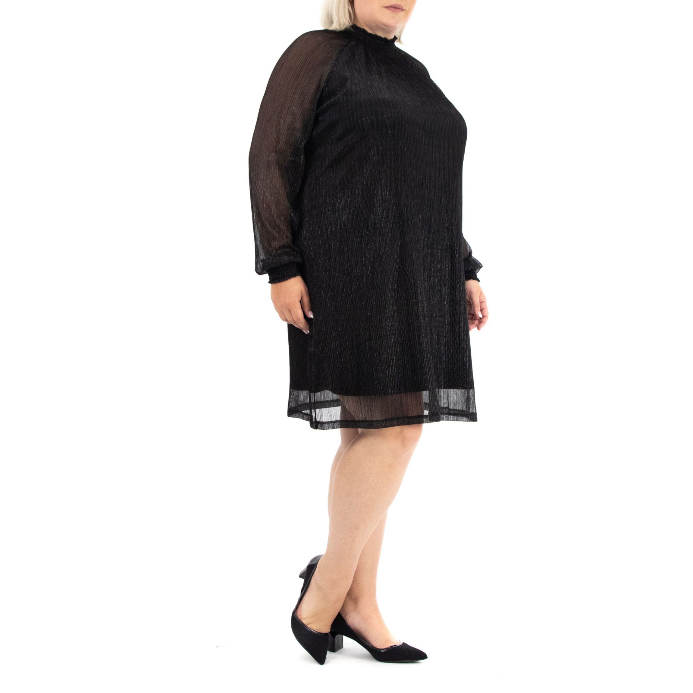 belk plus size homecoming dresses Abby Rose 3190 Size 18,24,30 Black Plus Size Cocktail Dress Corset Long Sleeve Homecoming Dress Formal Flared 24 / Black