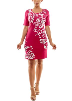 Nina Leonard Women's Spring Knit Dress, XL