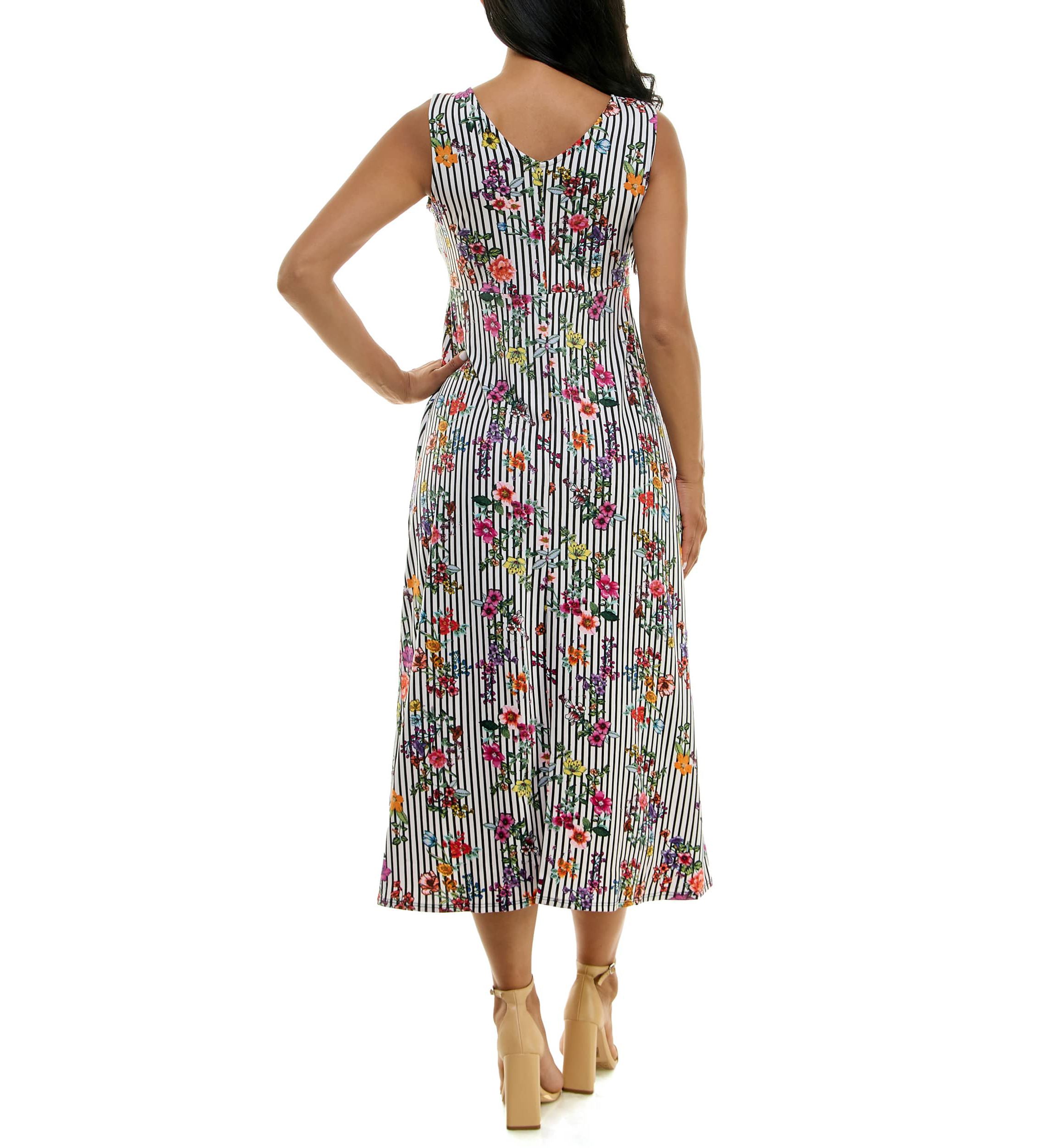 Tie front maxi dress
