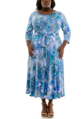 Nina Leonard Women's Sylvia Midi Dress