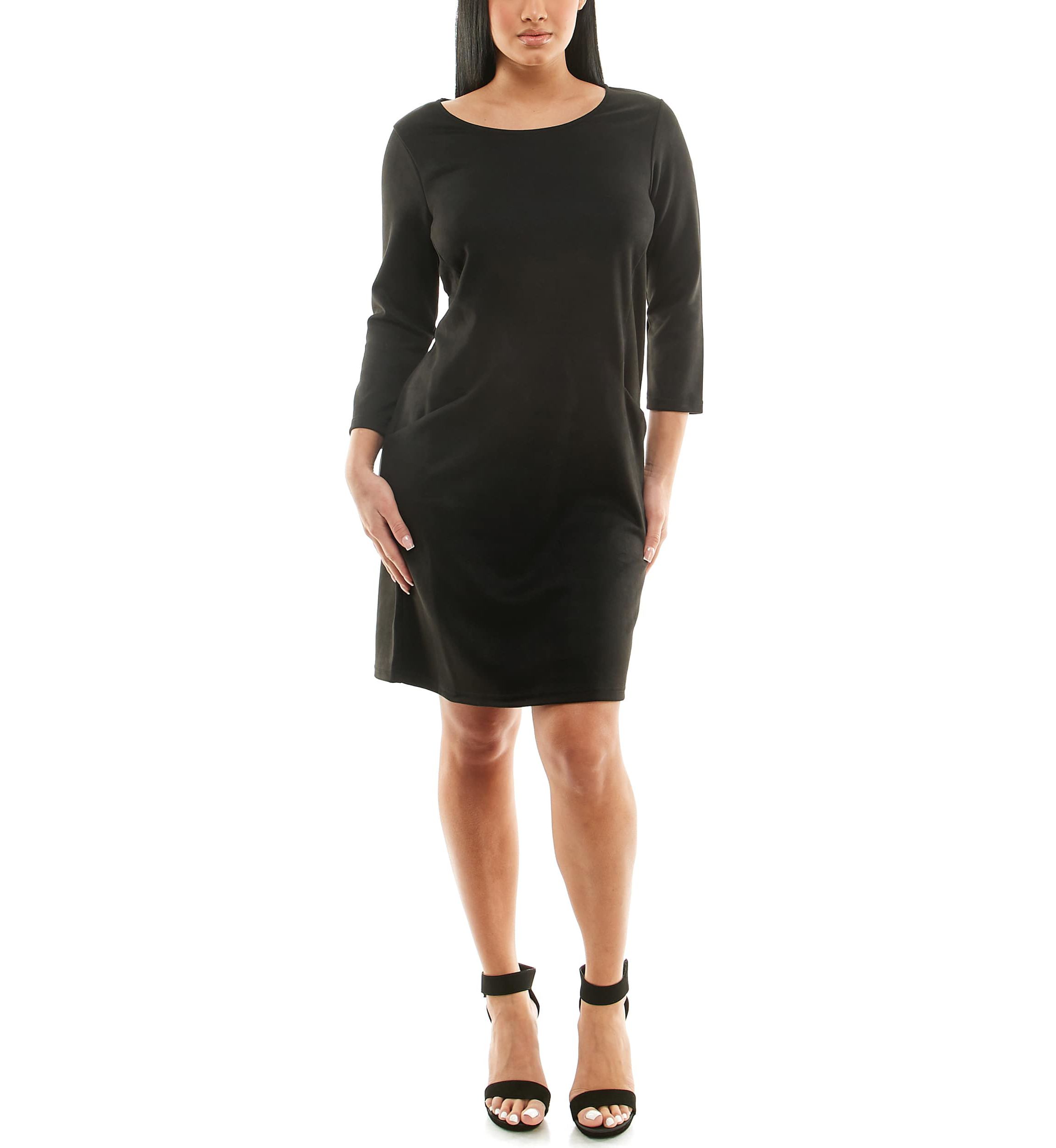 Suede Sheath Dress