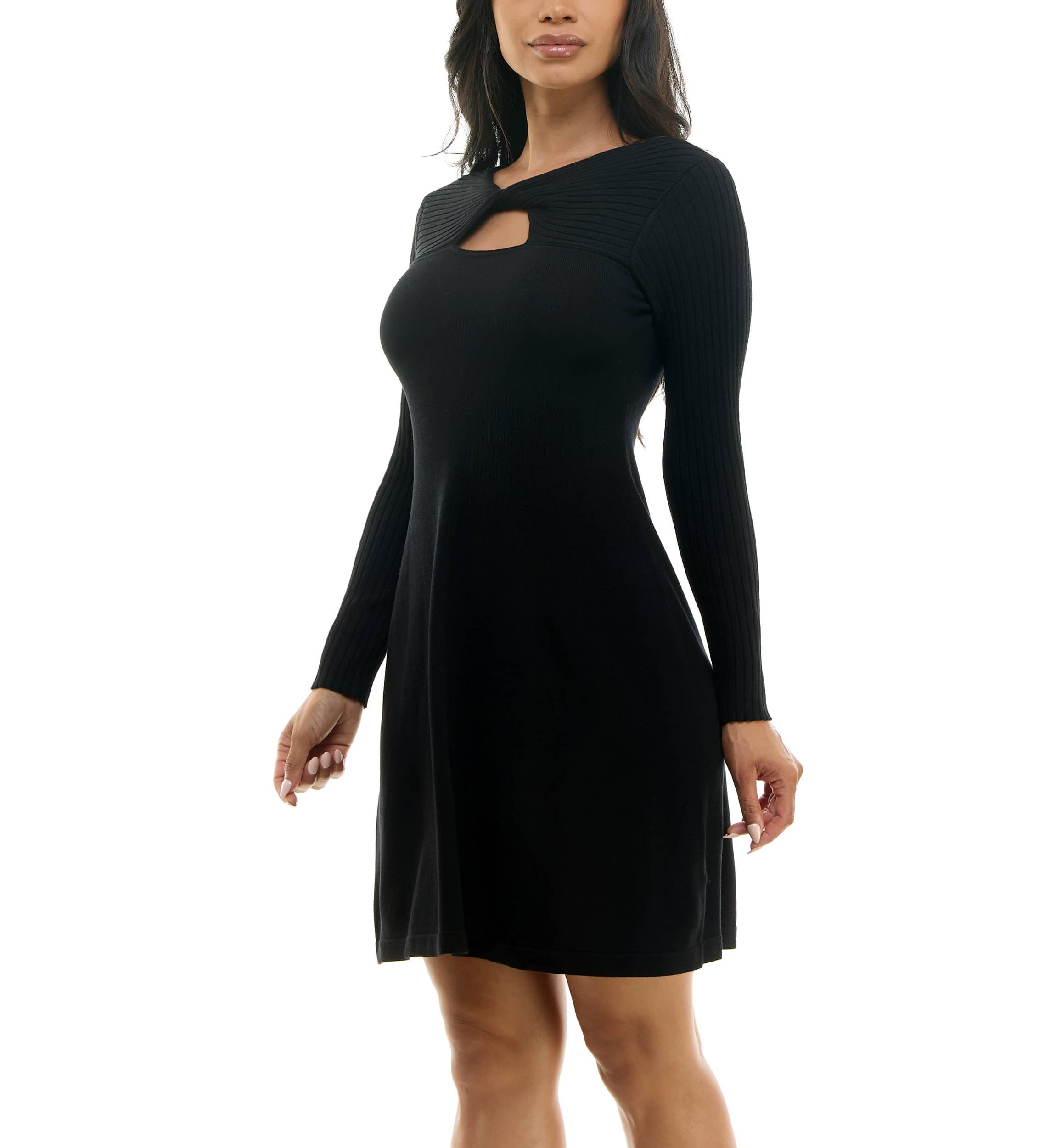 A Line Sweater Dress