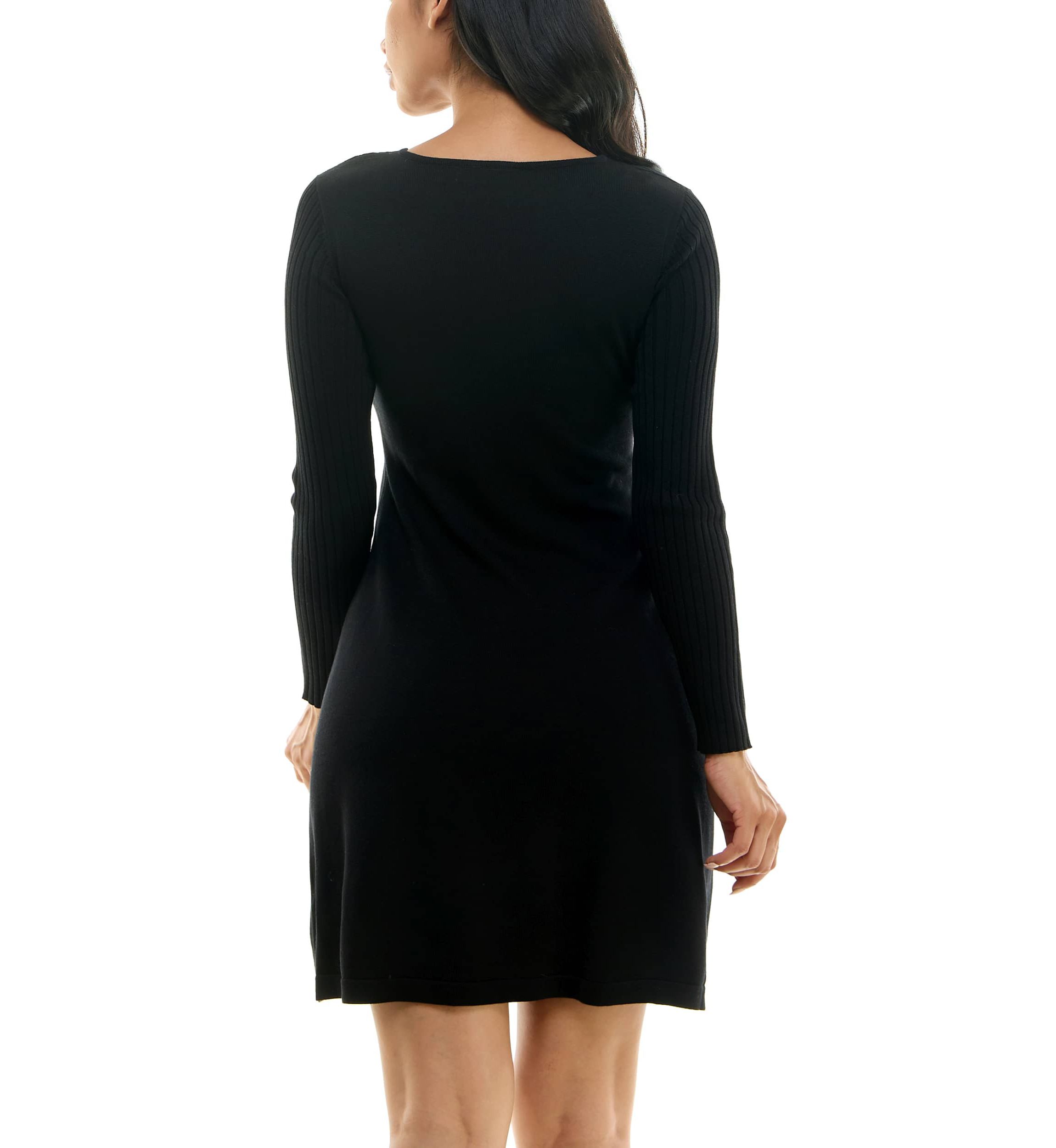 A Line Sweater Dress