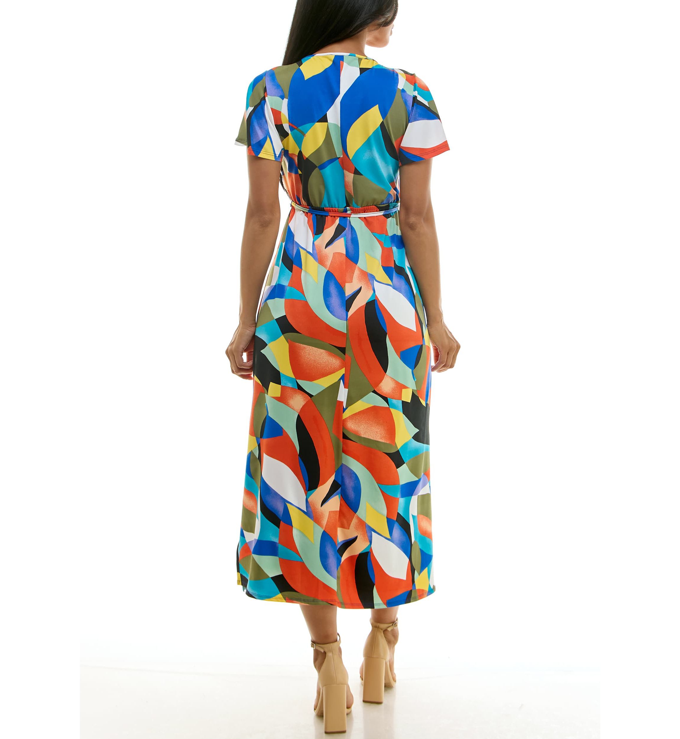 Flutter sleeve maxi dress